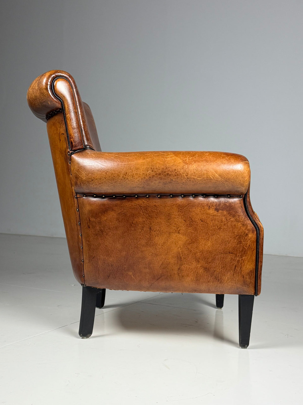 Sheepskin Club Armchair, 1990s, photo 3