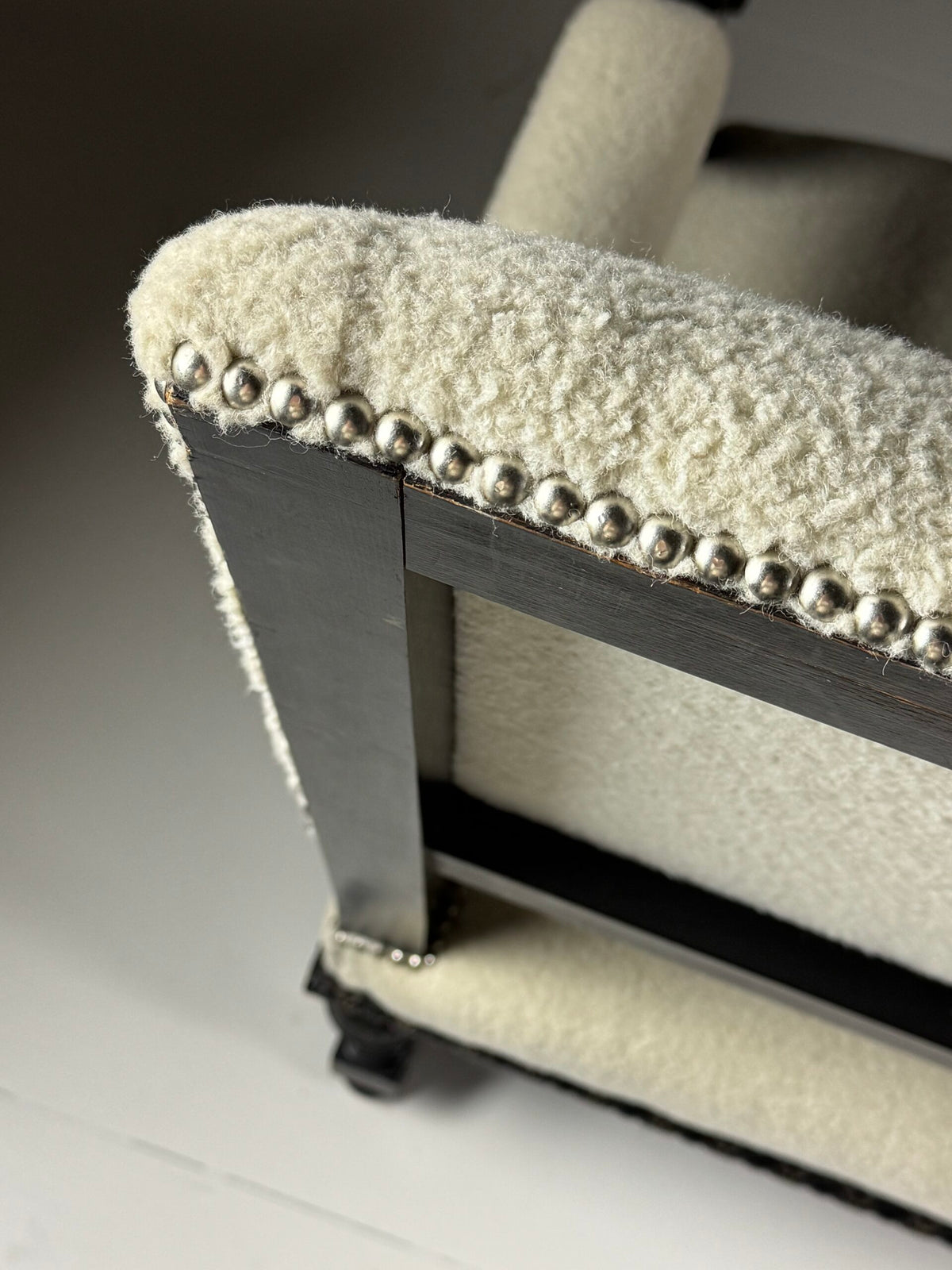 French Sofa with Ram's Head Arms, 19th Century, photo 22