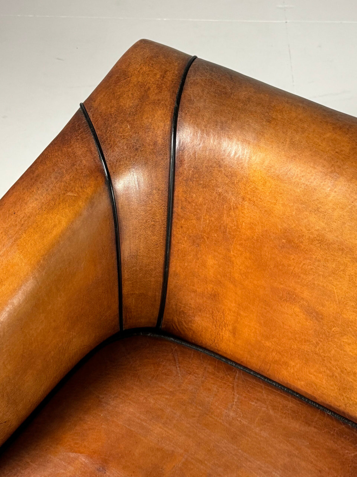 Art Deco Style Sheepskin Three Seater Sofa by Lounge Atelier, photo 12