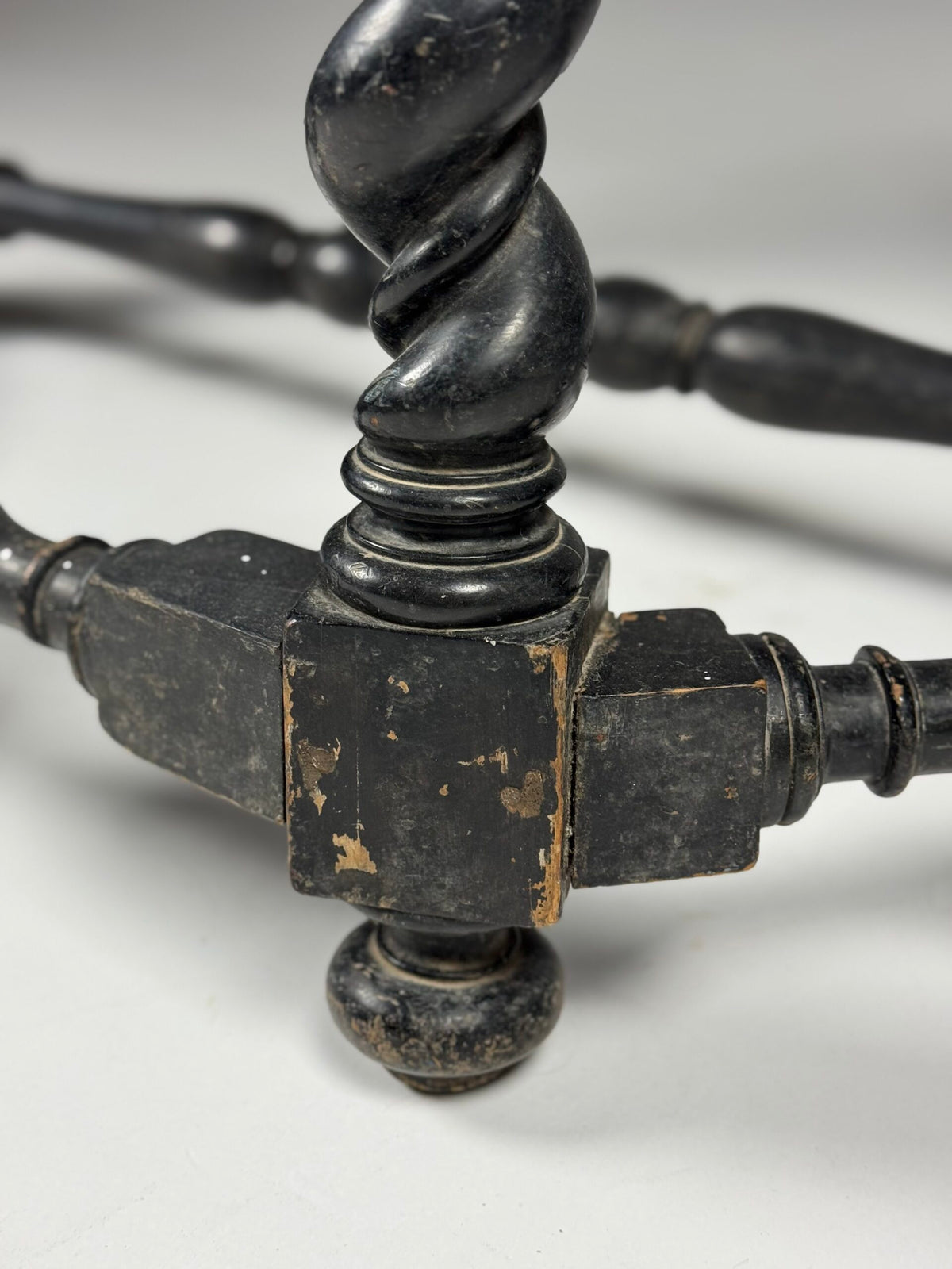 Black Painted French Console Table, Mid 19th Century, photo 2