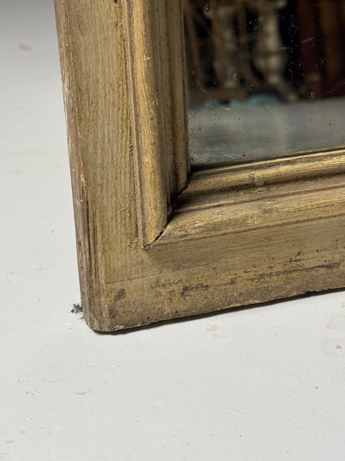 Antique French Mirror with Wavy Glass, Early 20th Century, photo 2