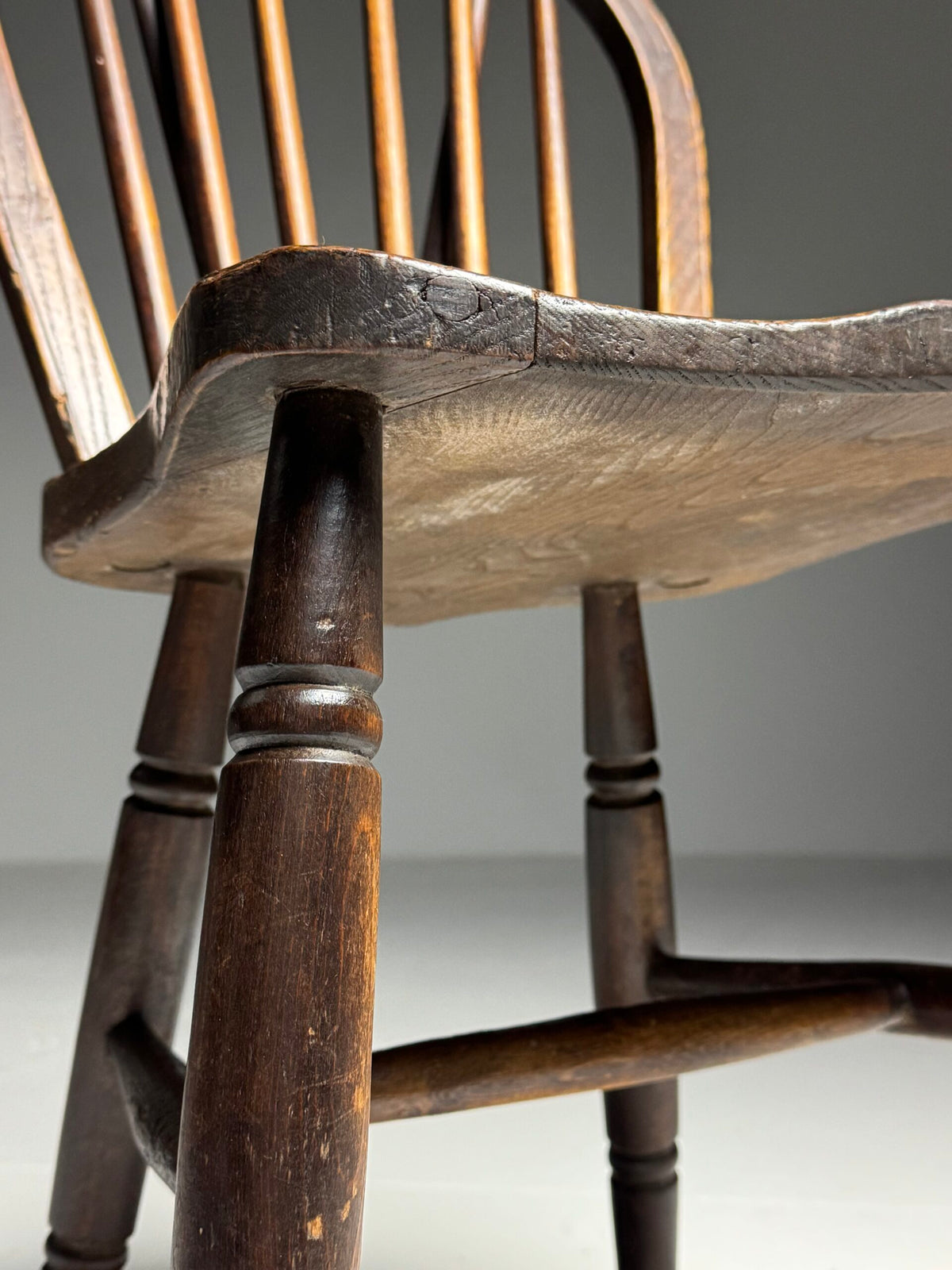 Set of Four Oak Windsor Dining Chairs, Early 20th Century, photo 5