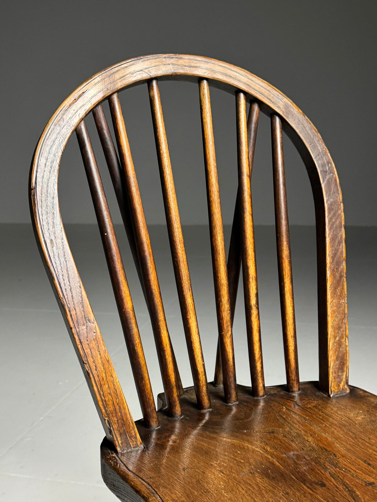 Set of Four Oak Windsor Dining Chairs, Early 20th Century, photo 17