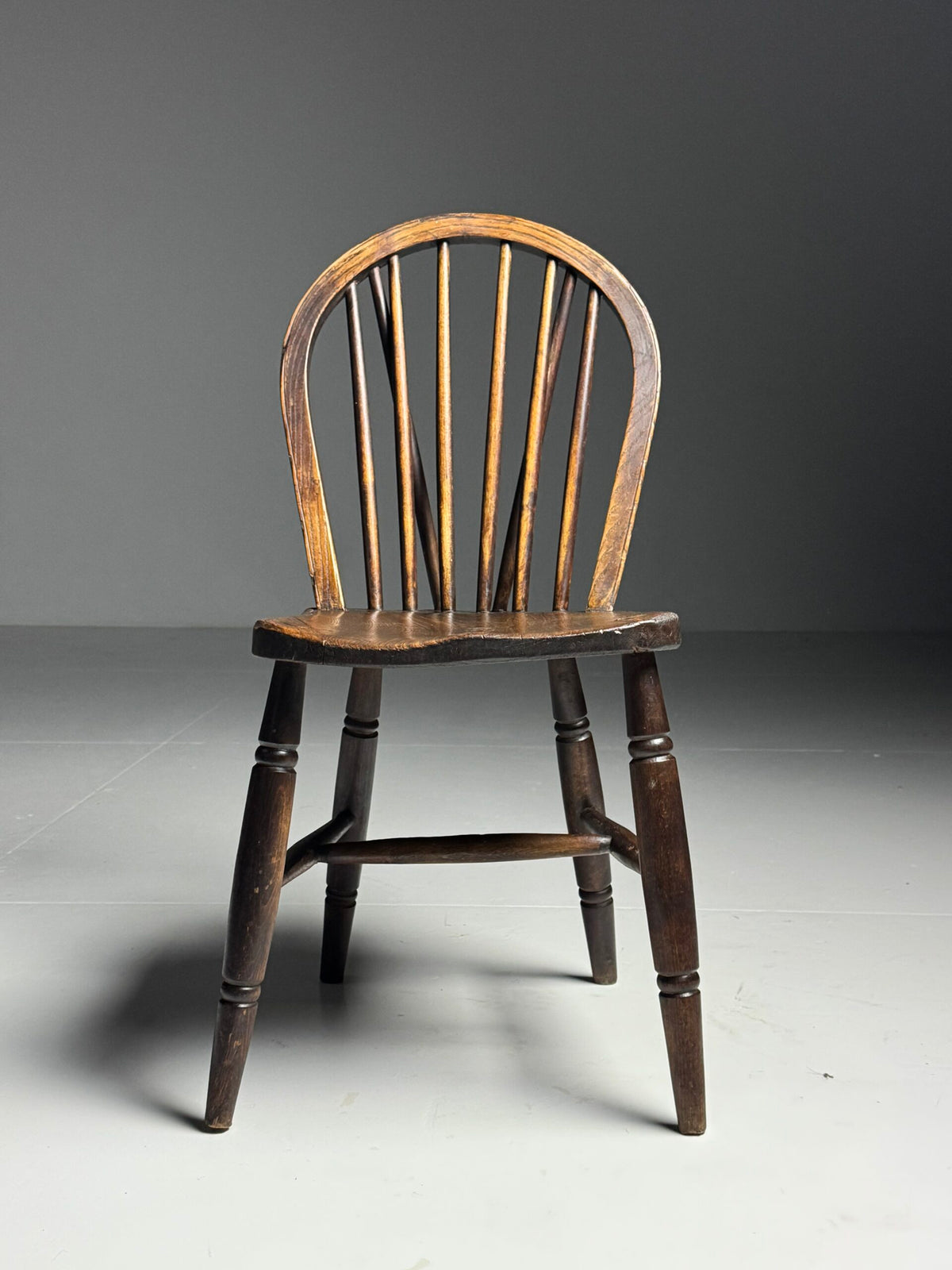 Set of Four Oak Windsor Dining Chairs, Early 20th Century, photo 16