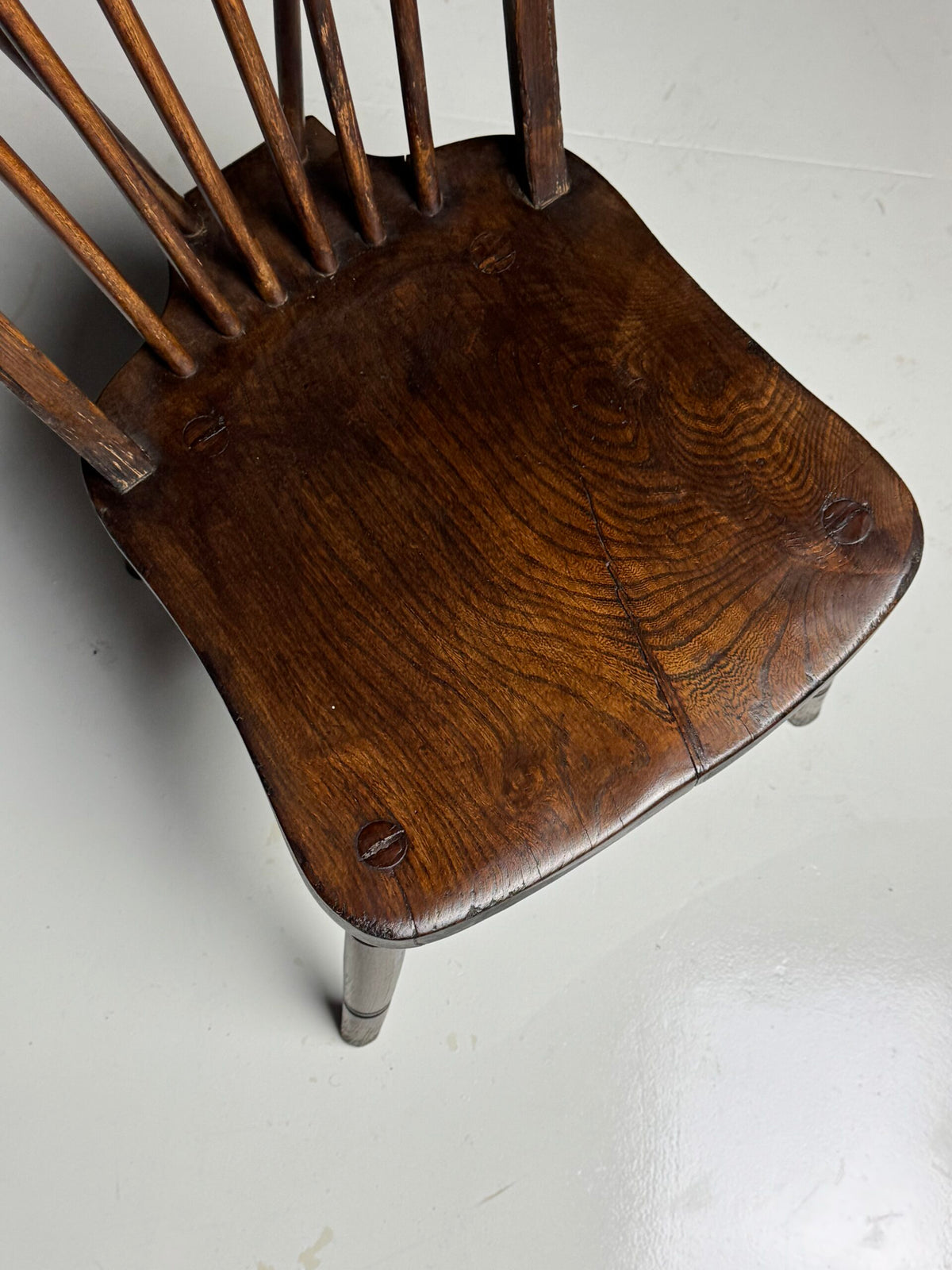 Set of Four Oak Windsor Dining Chairs, Early 20th Century, photo 13