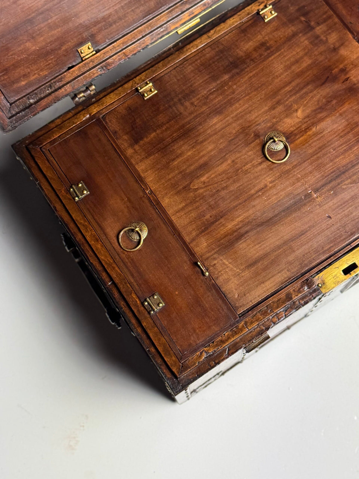 English Strongbox with Asian Interior and Double Bottom, c. 1700, photo 22