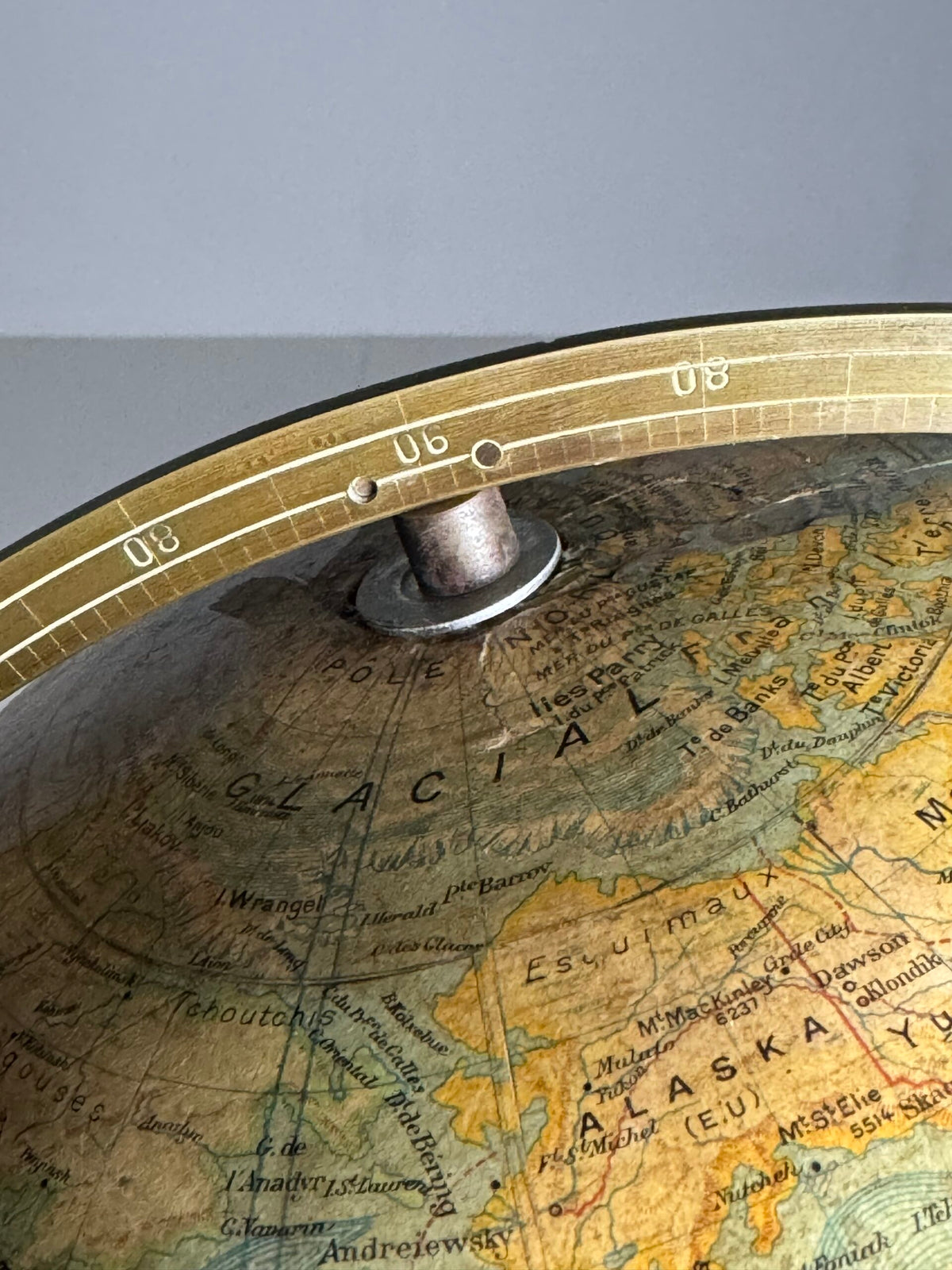 Globe by J. Forest, Paris, c. 1900 to 1910, on Original Stand, photo 11