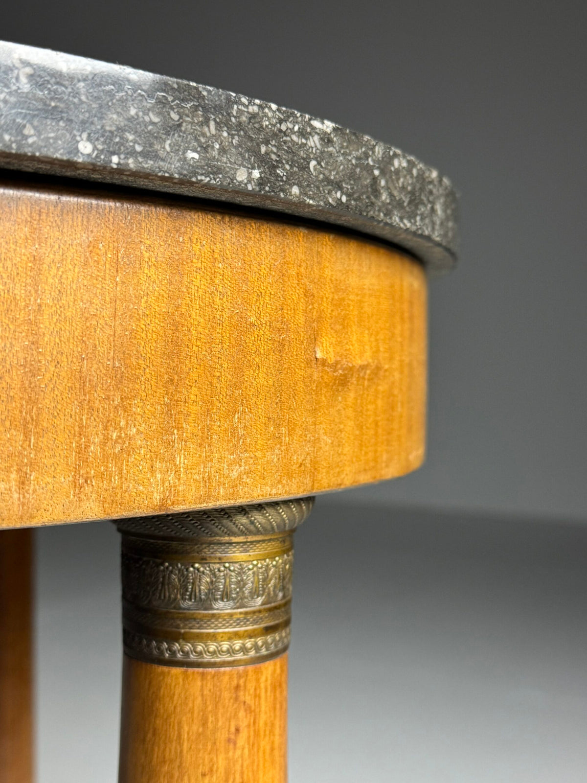Empire Gueridon with Hard Stone Top, c. 1900, photo 2