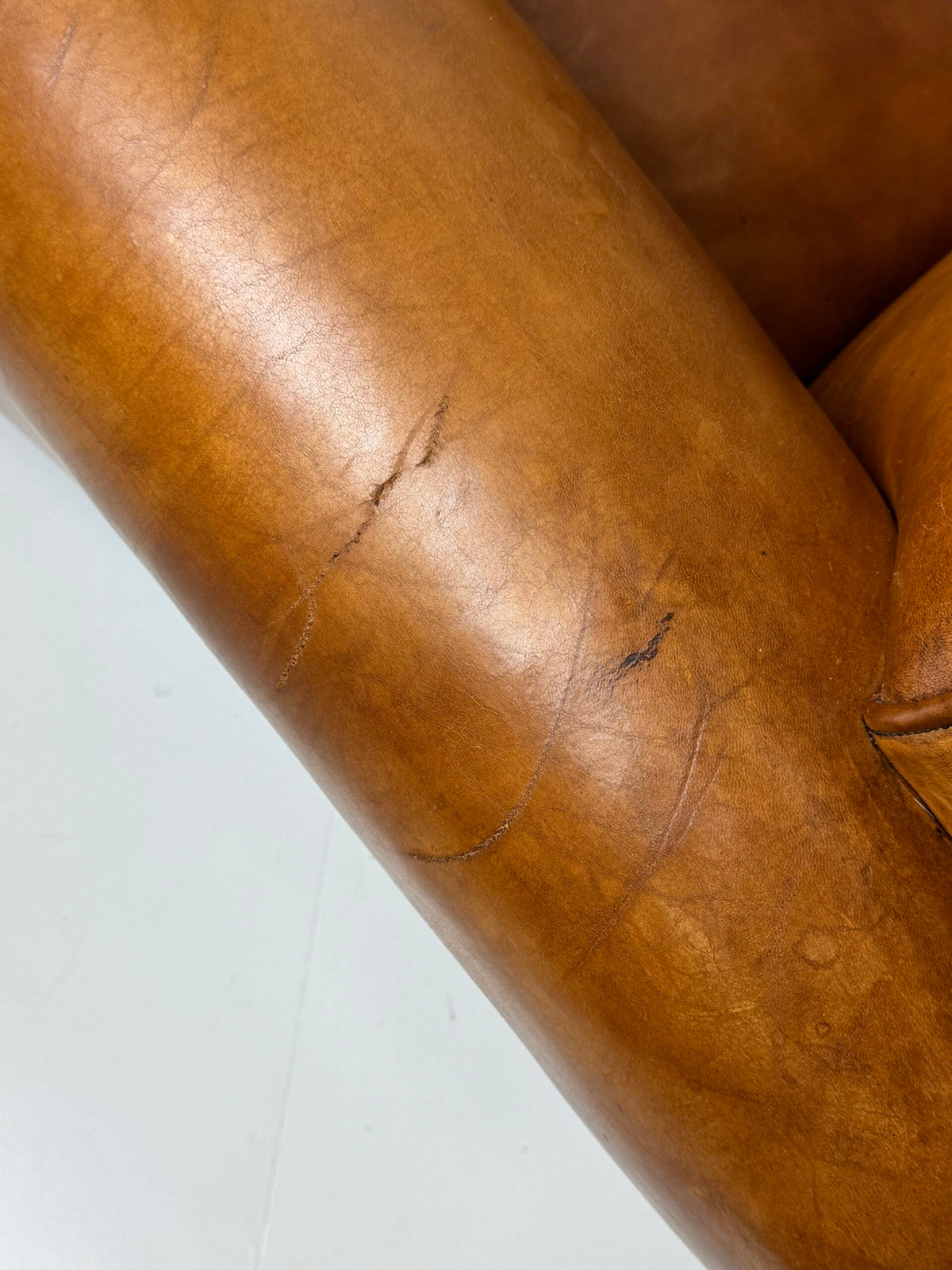 Pair of Bart van Bekhoven Sheepskin Club Chairs, photo 17