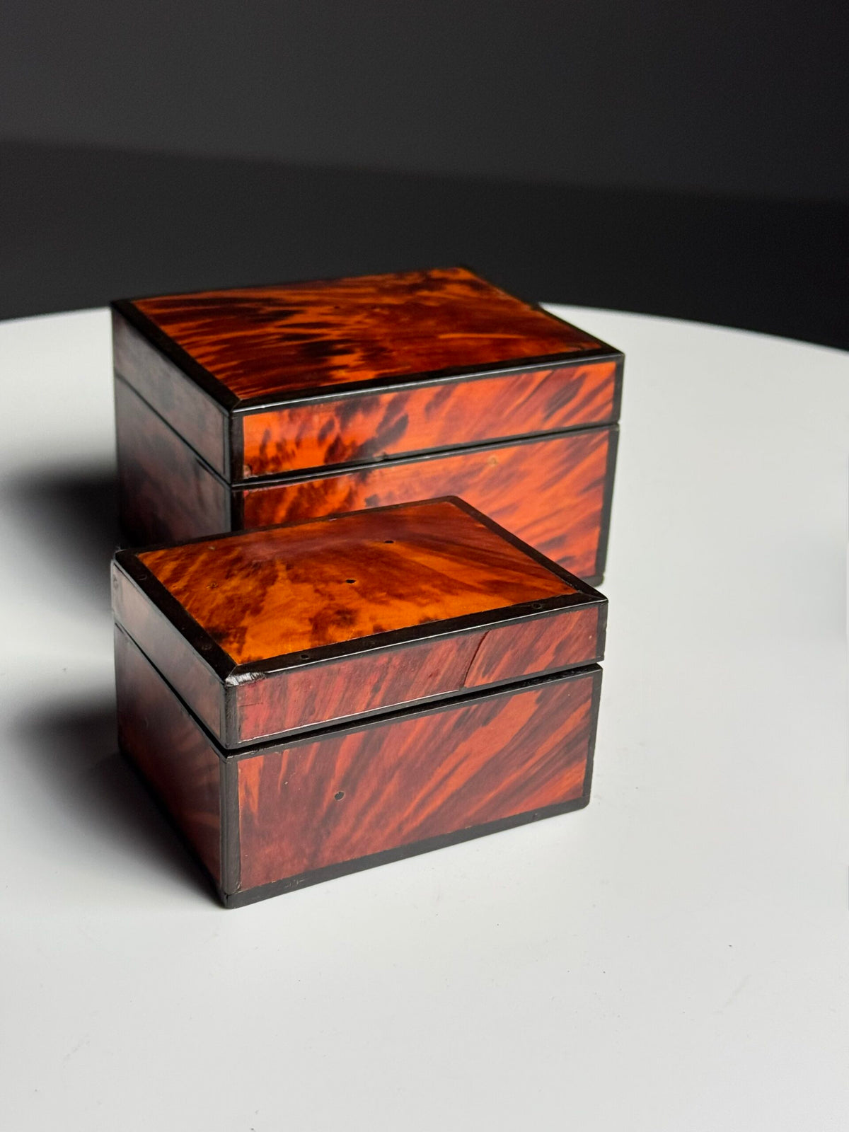 Tortoiseshell and Ebony Jewellery Boxes, France, 1920 to 1930, photo 15