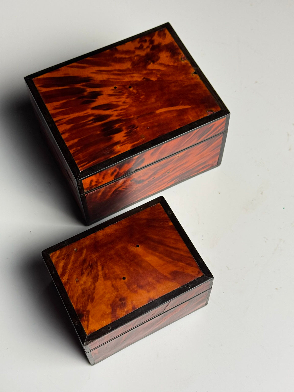 Tortoiseshell and Ebony Jewellery Boxes, France, 1920 to 1930, photo 14