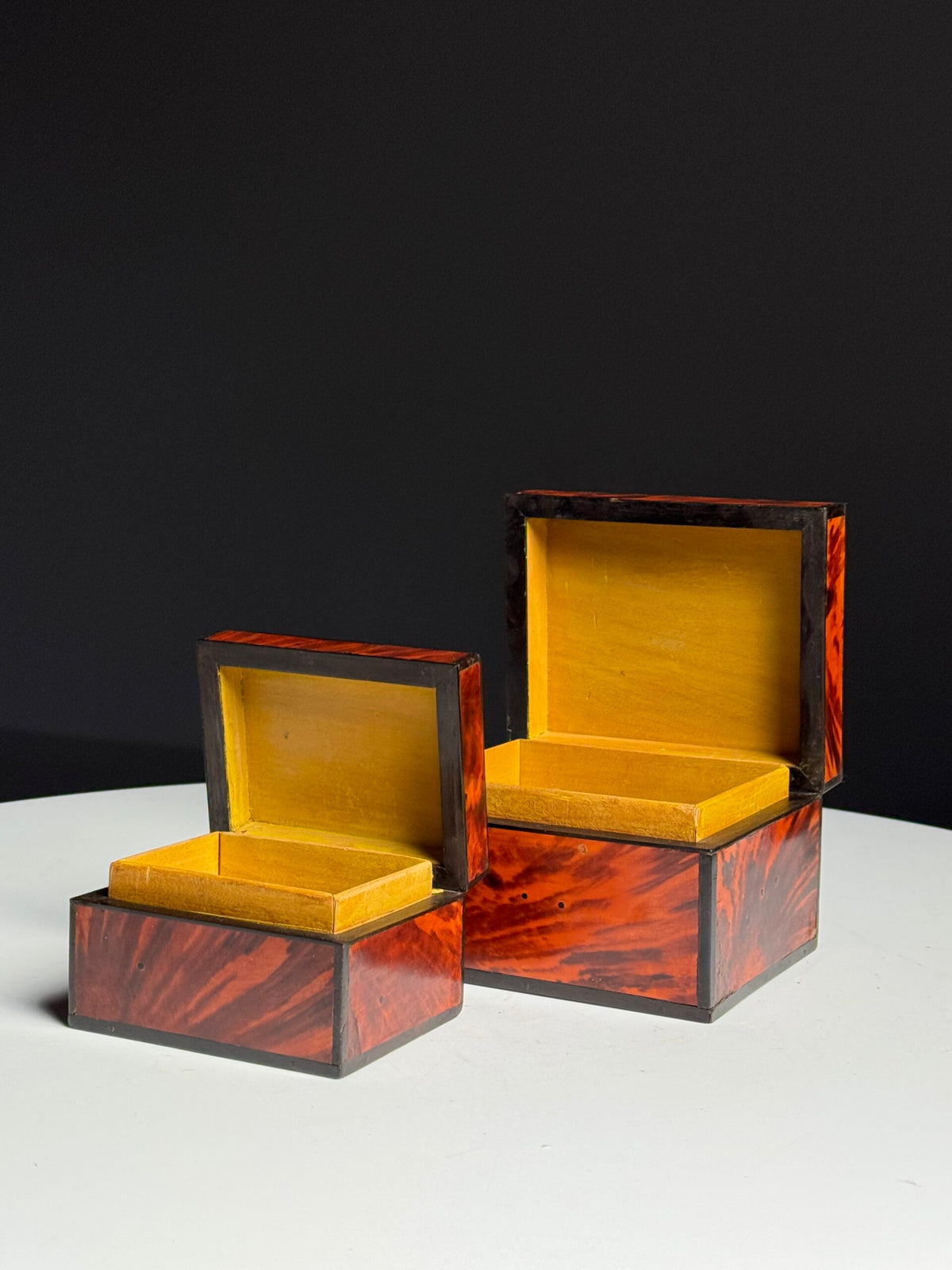 Tortoiseshell and Ebony Jewellery Boxes, France, 1920 to 1930, photo 9