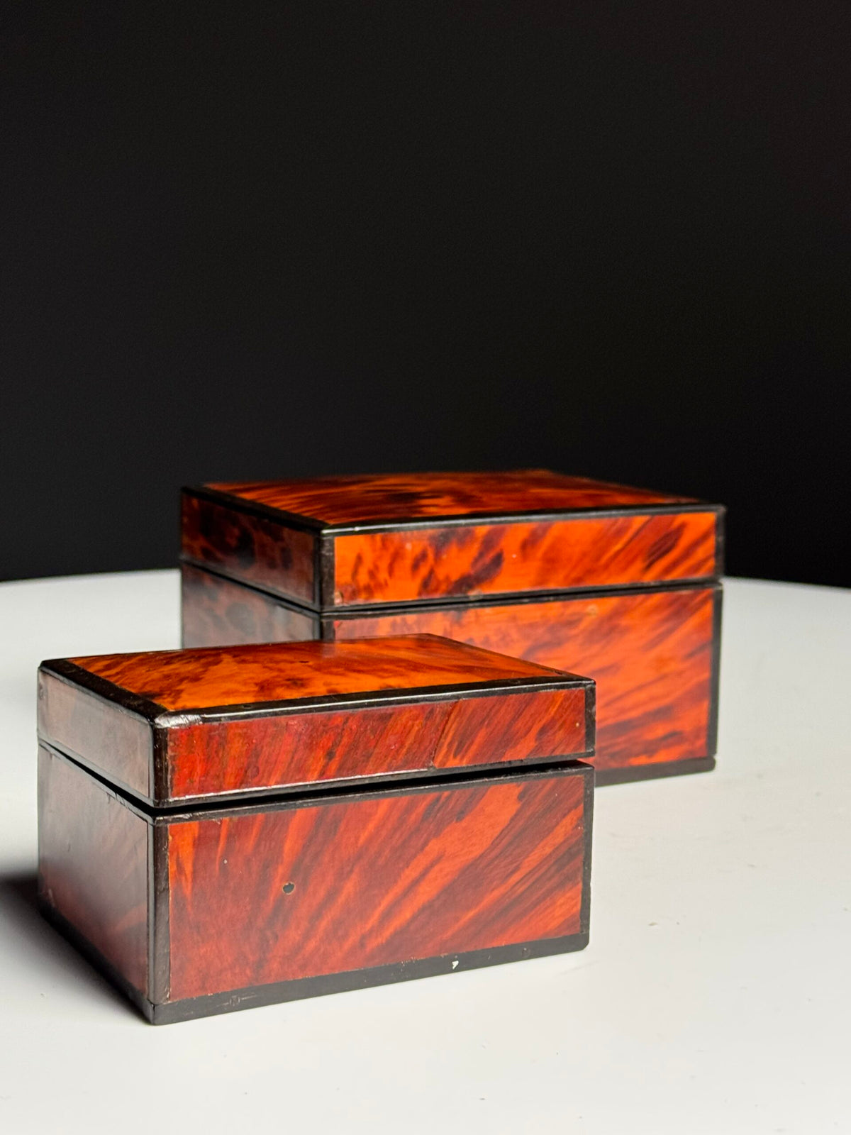 Tortoiseshell and Ebony Jewellery Boxes, France, 1920 to 1930, photo 4