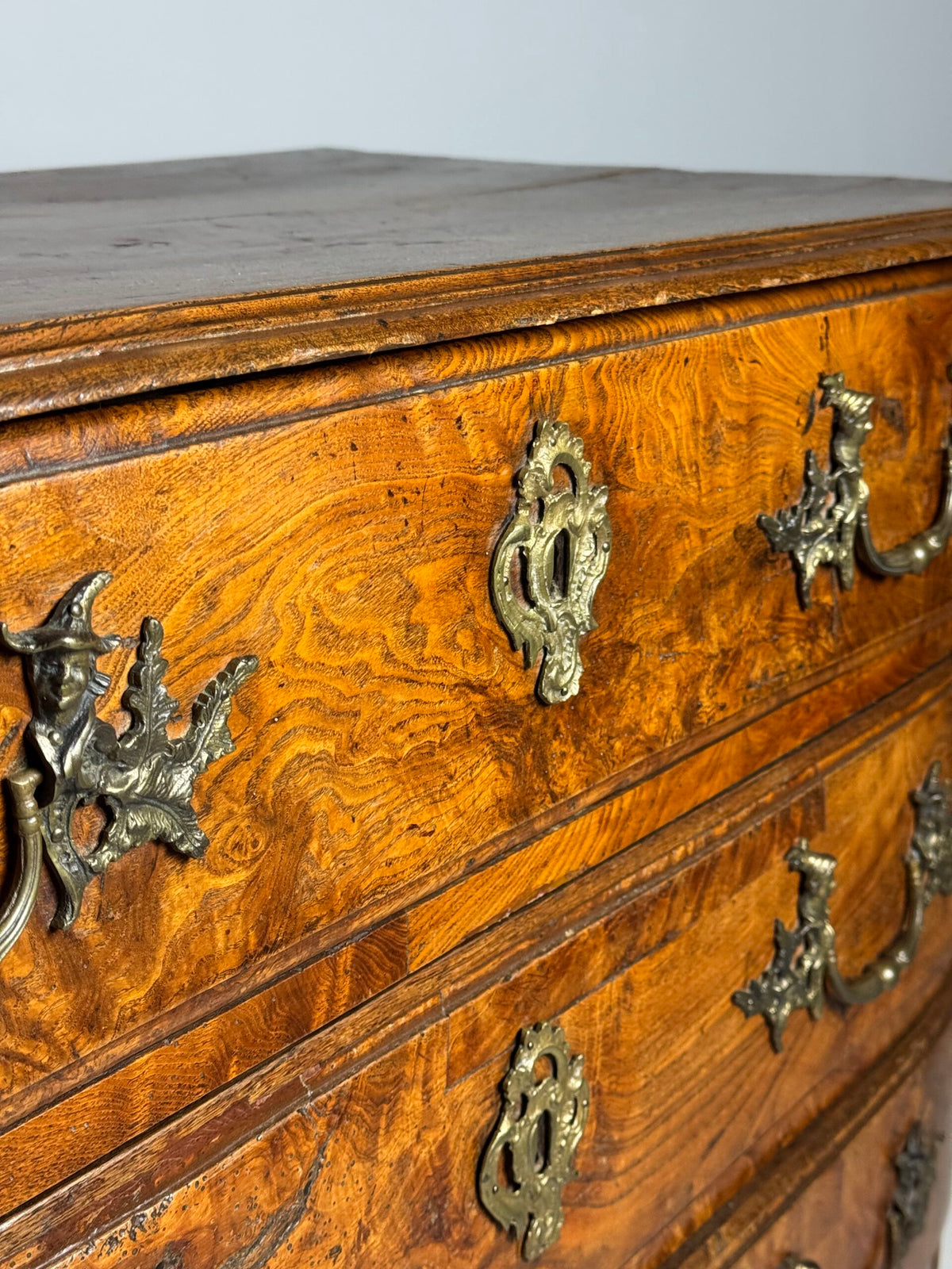 Large French Commode with Three Drawers, 18th Century, photo 38