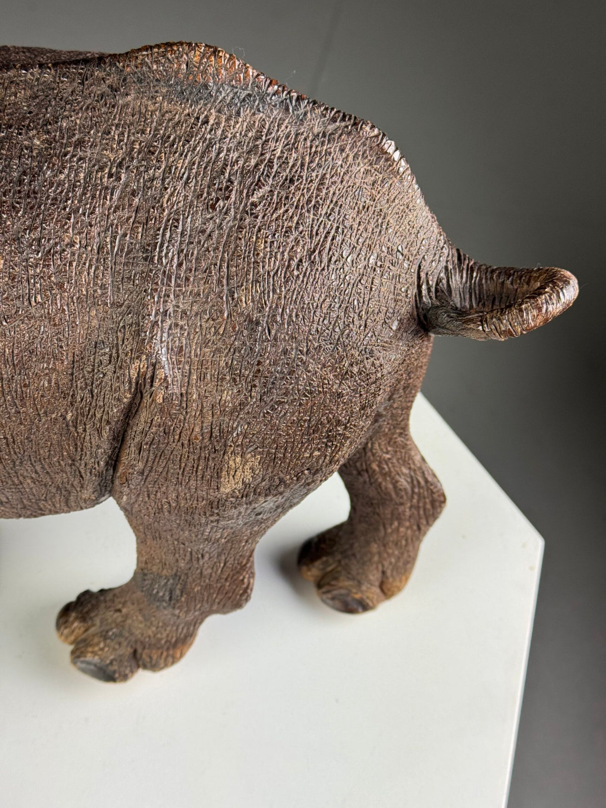 Carved Wooden Rhinoceros, South East Asia, 1960s to 1970s, photo 13