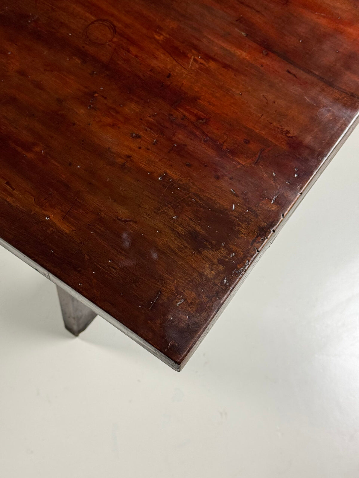 Italian Walnut Refectory Dining Table, Early 20th Century, photo 11
