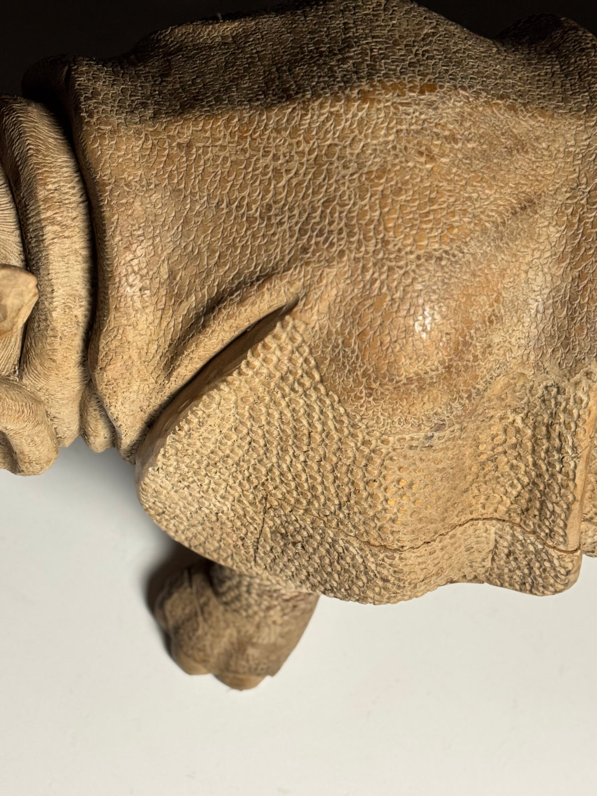 Hand Carved Asian Rhinoceros and Calf, South East Asia, c. 1960, photo 25