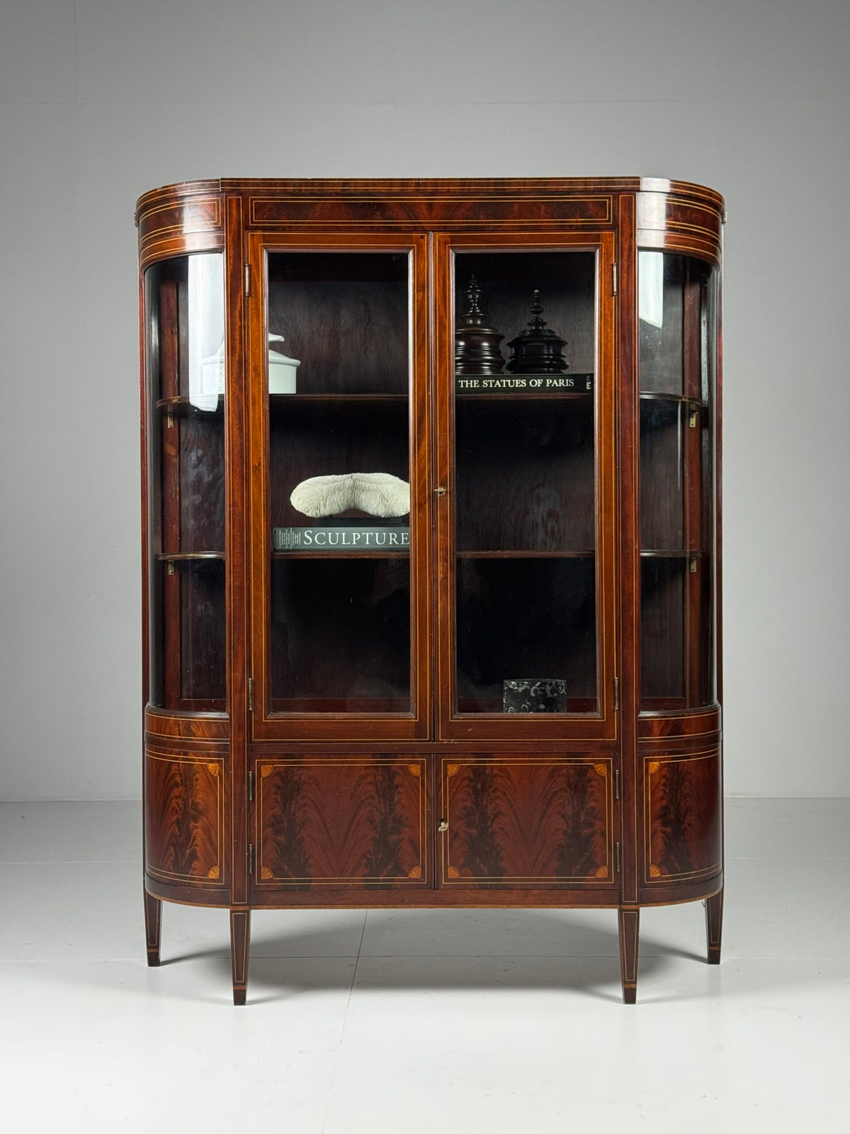 American Mahogany Display Cabinet by Geo. C. Flint Co., 1920 to 1940, photo 1