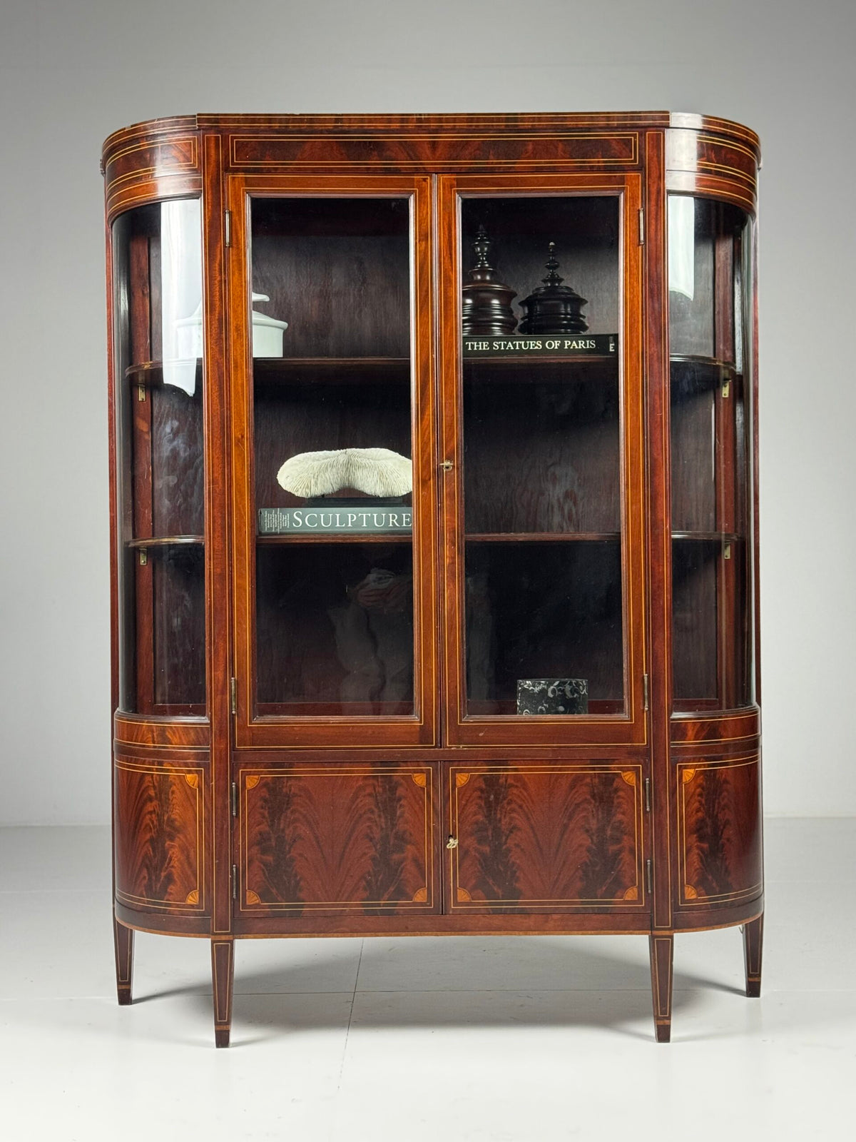 American Mahogany Display Cabinet by Geo. C. Flint Co., 1920 to 1940, photo 5
