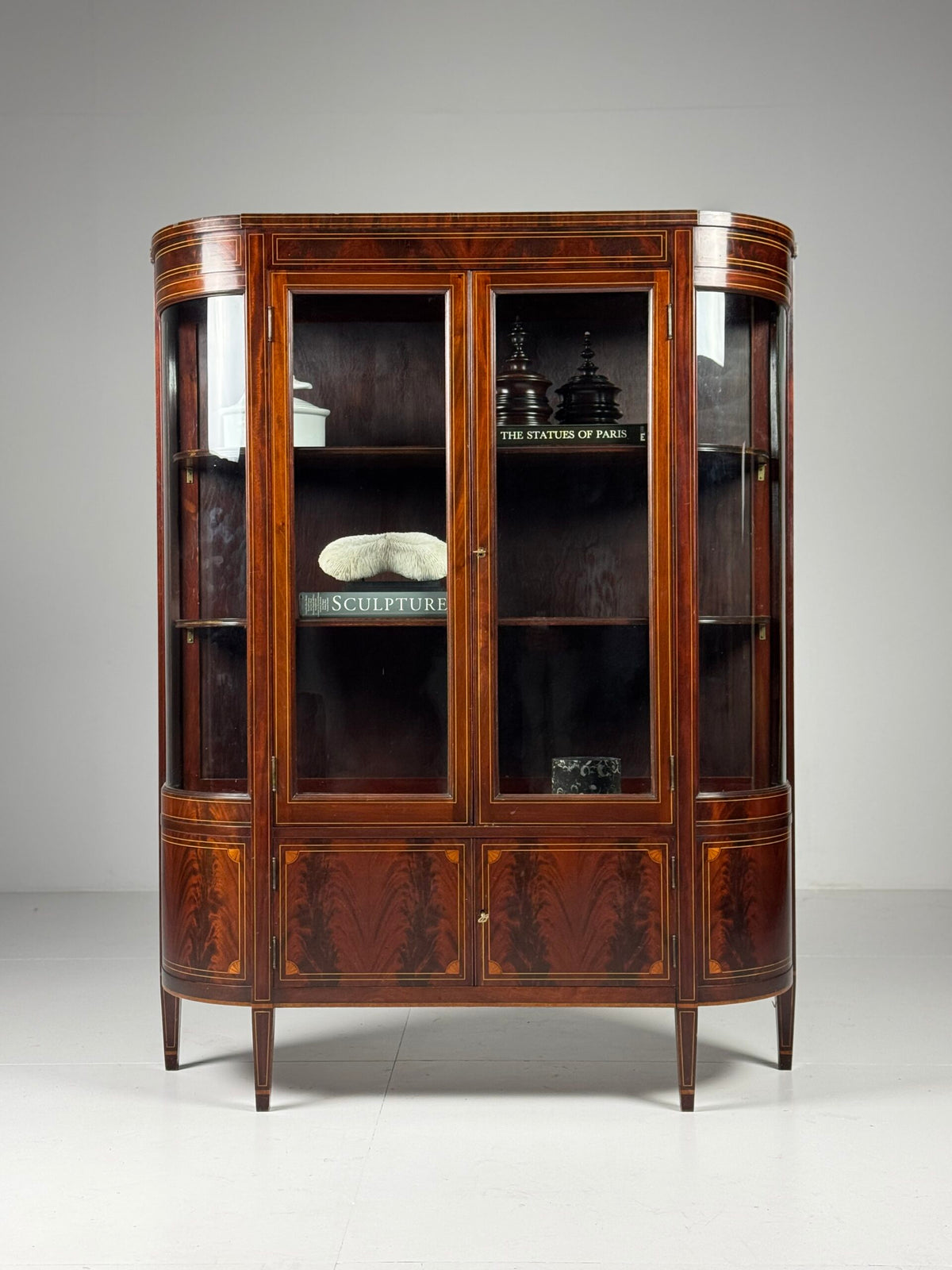 American Mahogany Display Cabinet by Geo. C. Flint Co., 1920 to 1940, photo 4