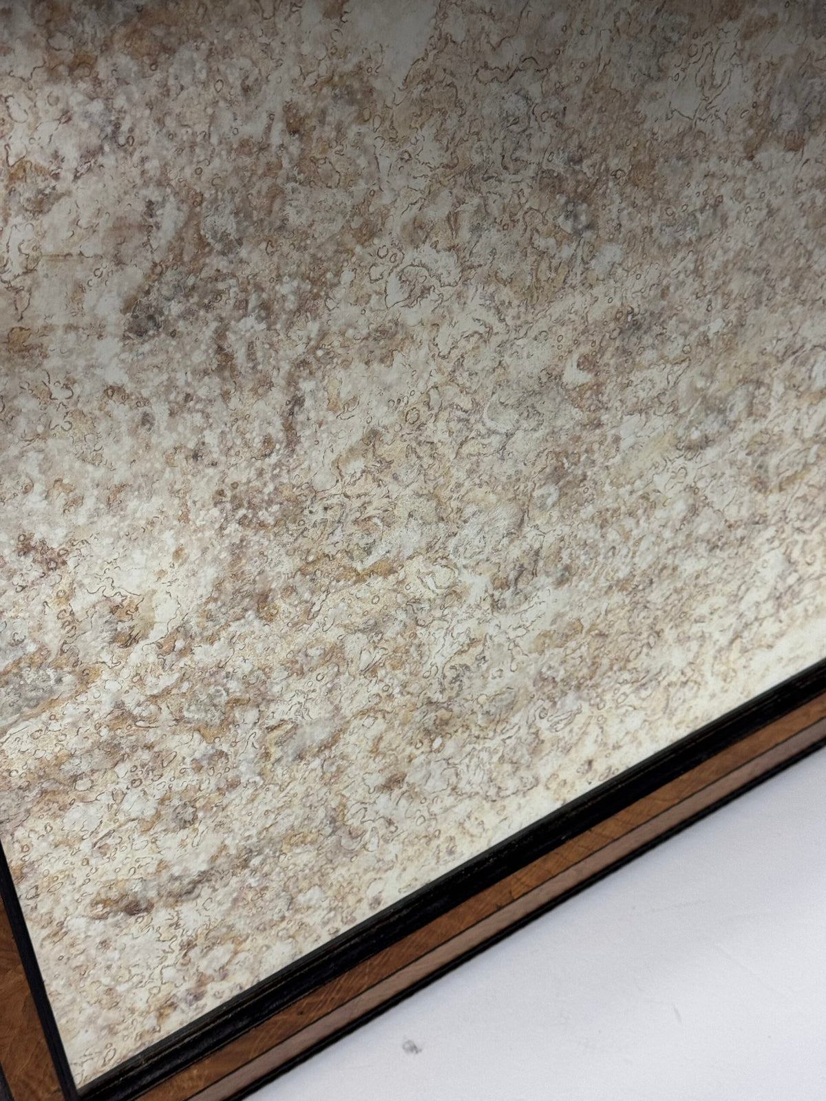 French Ripple Frame Mirror, Mid 20th Century, photo 9