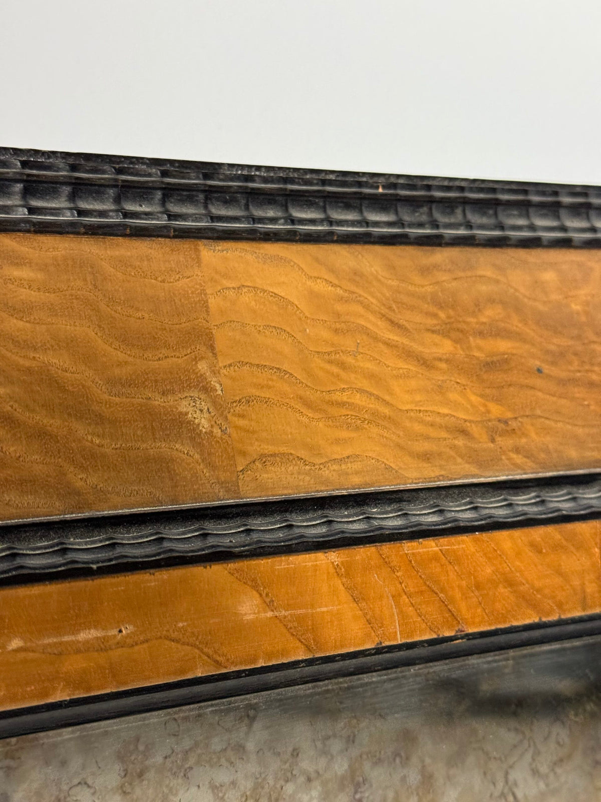 French Ripple Frame Mirror, Mid 20th Century, photo 10