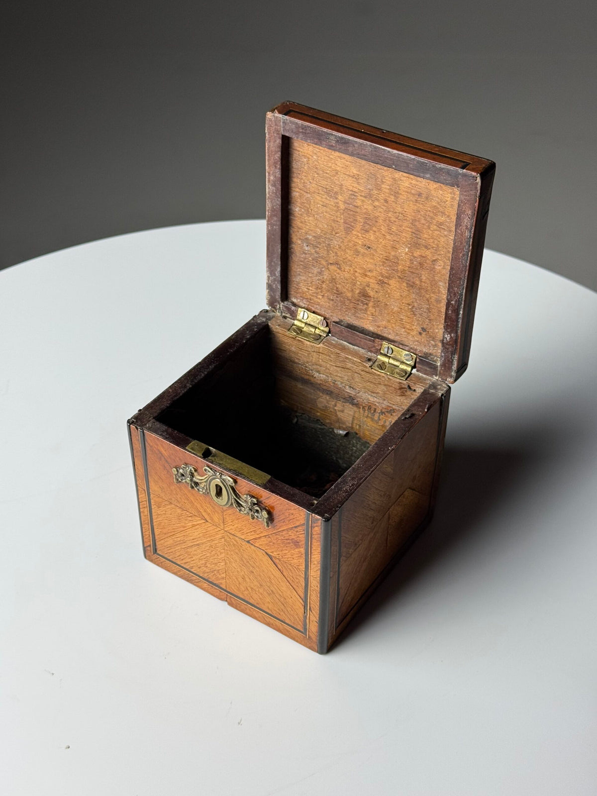 Dutch Tea Caddy with Ebony Inlay, 19th Century, photo 9