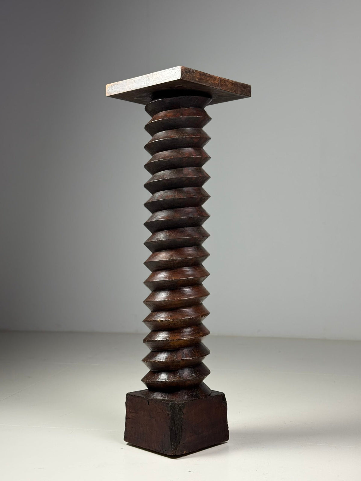 French Press Column Pedestal, c. 1900, photo 1