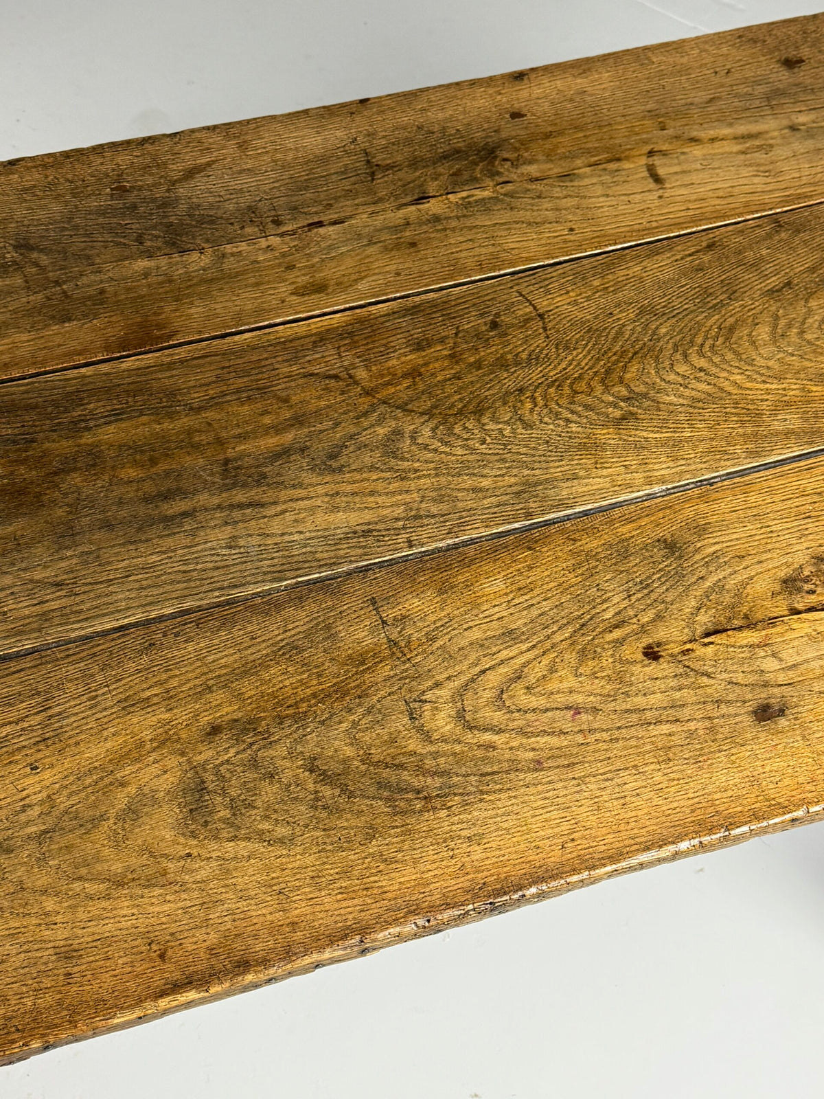 French Antique Farmhouse Dining Table with Extension Leaves, photo 15