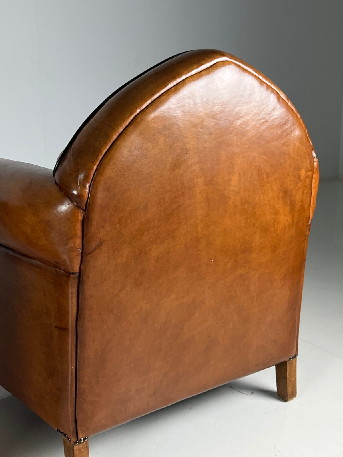 Pair of 1920s Art Deco Sheepskin Club Chairs, photo 4