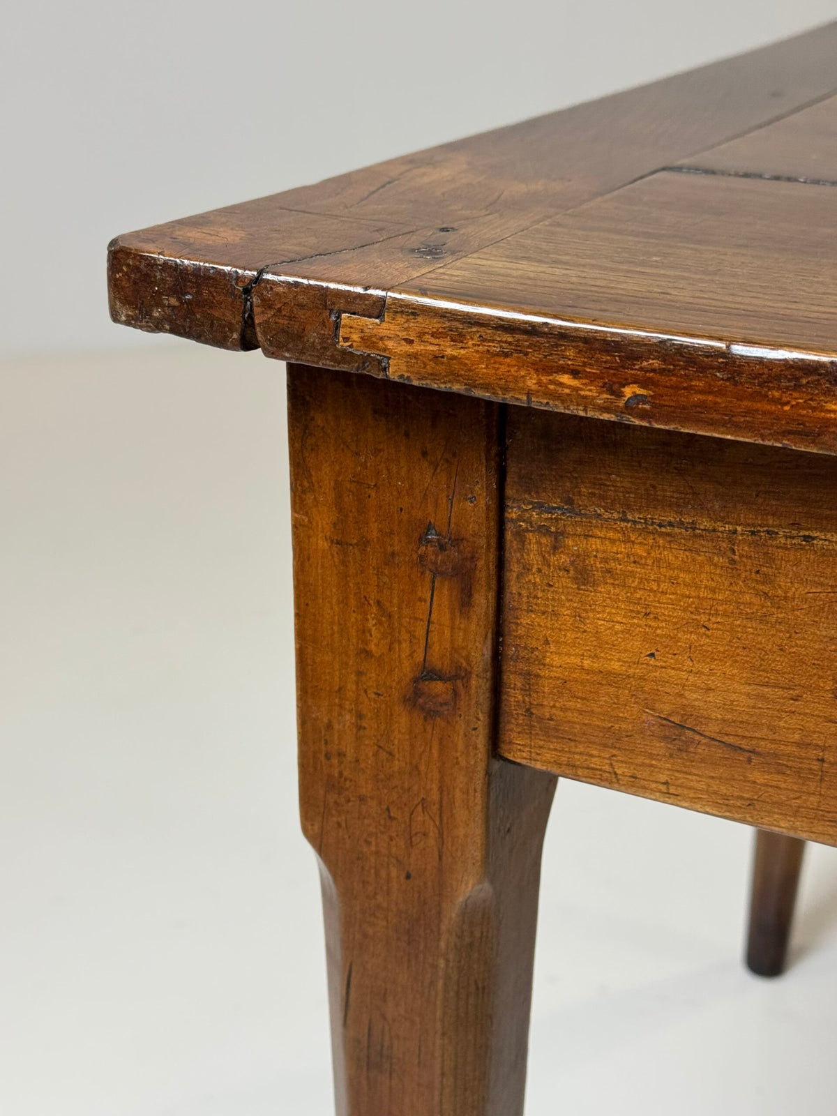 French Farmhouse Dining Table with Extension, 19th Century, photo 12