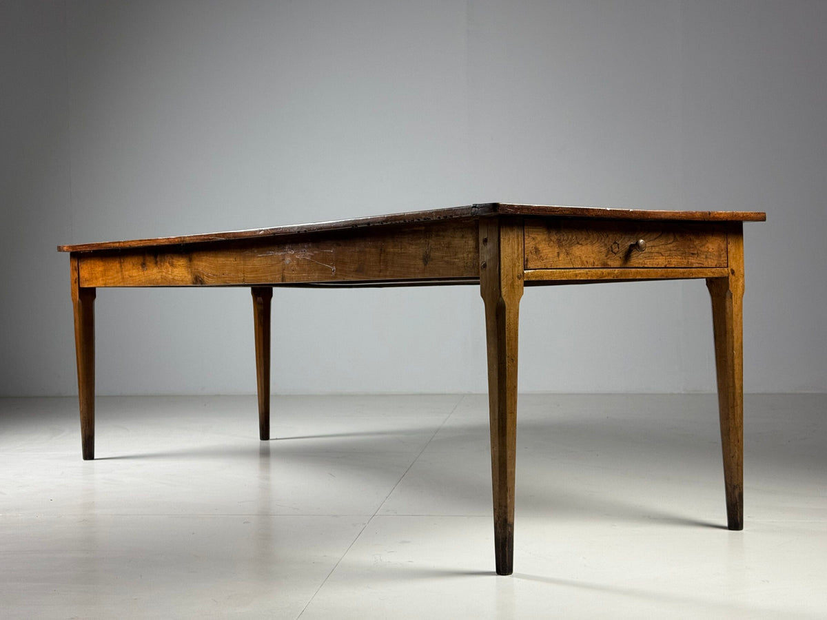 French Farmhouse Dining Table with Extension, 19th Century, photo 6