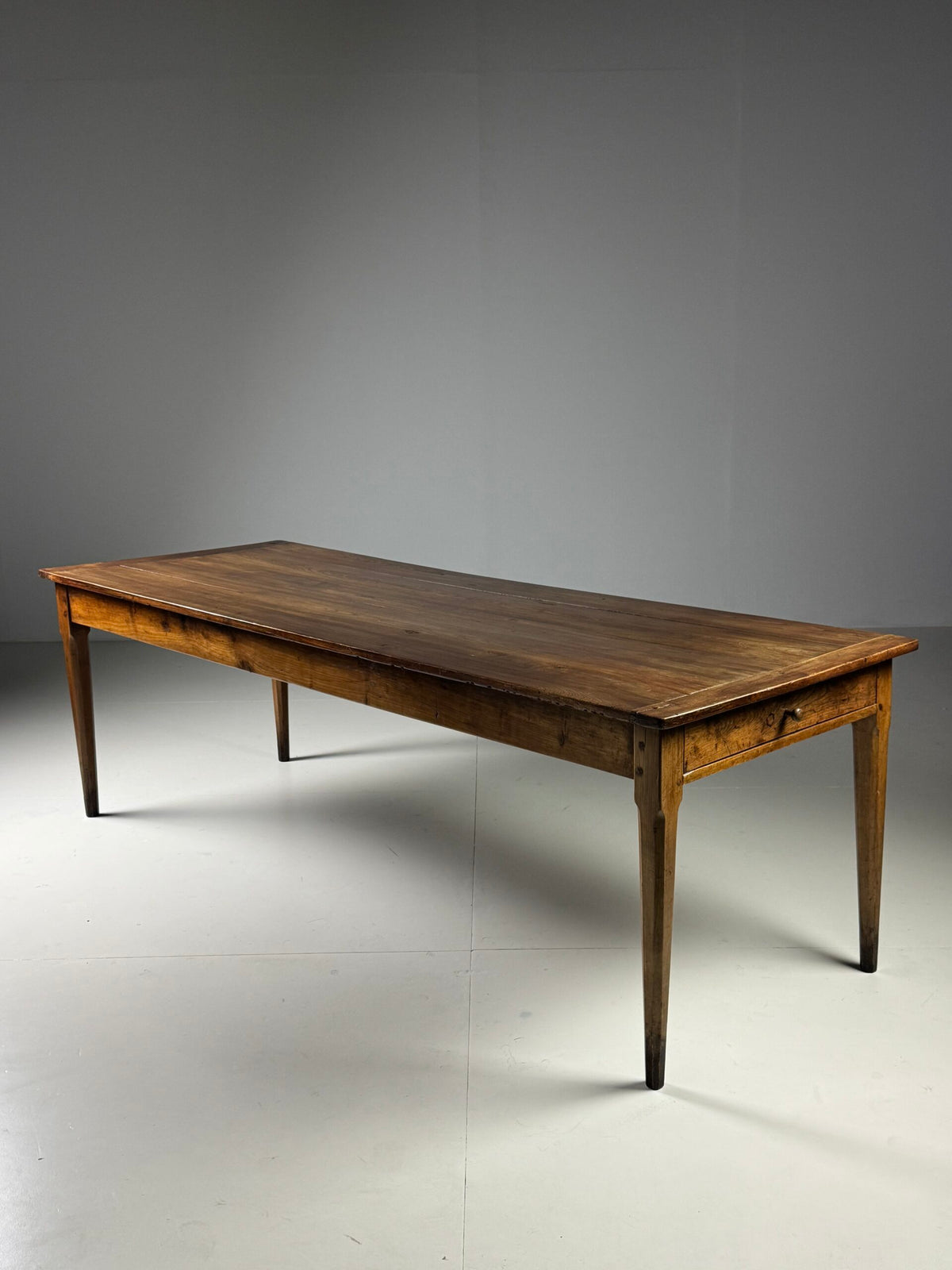 French Farmhouse Dining Table with Extension, 19th Century, photo 20
