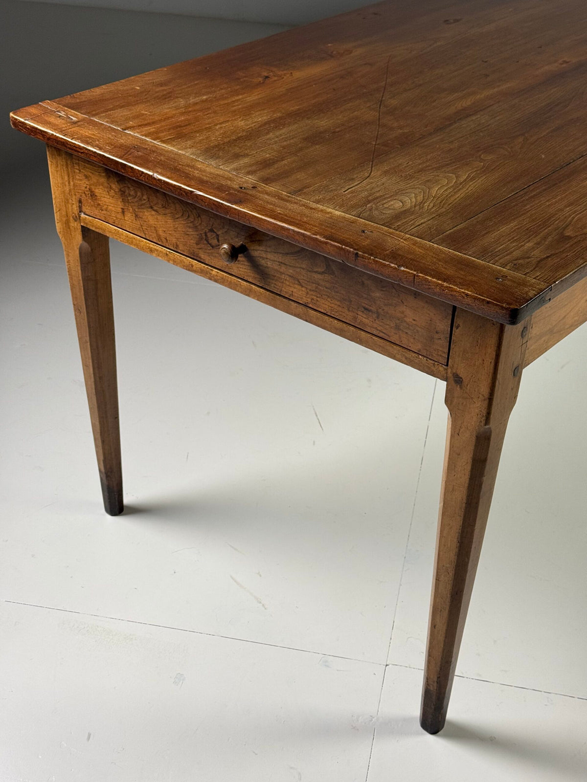 French Farmhouse Dining Table with Extension, 19th Century, photo 26