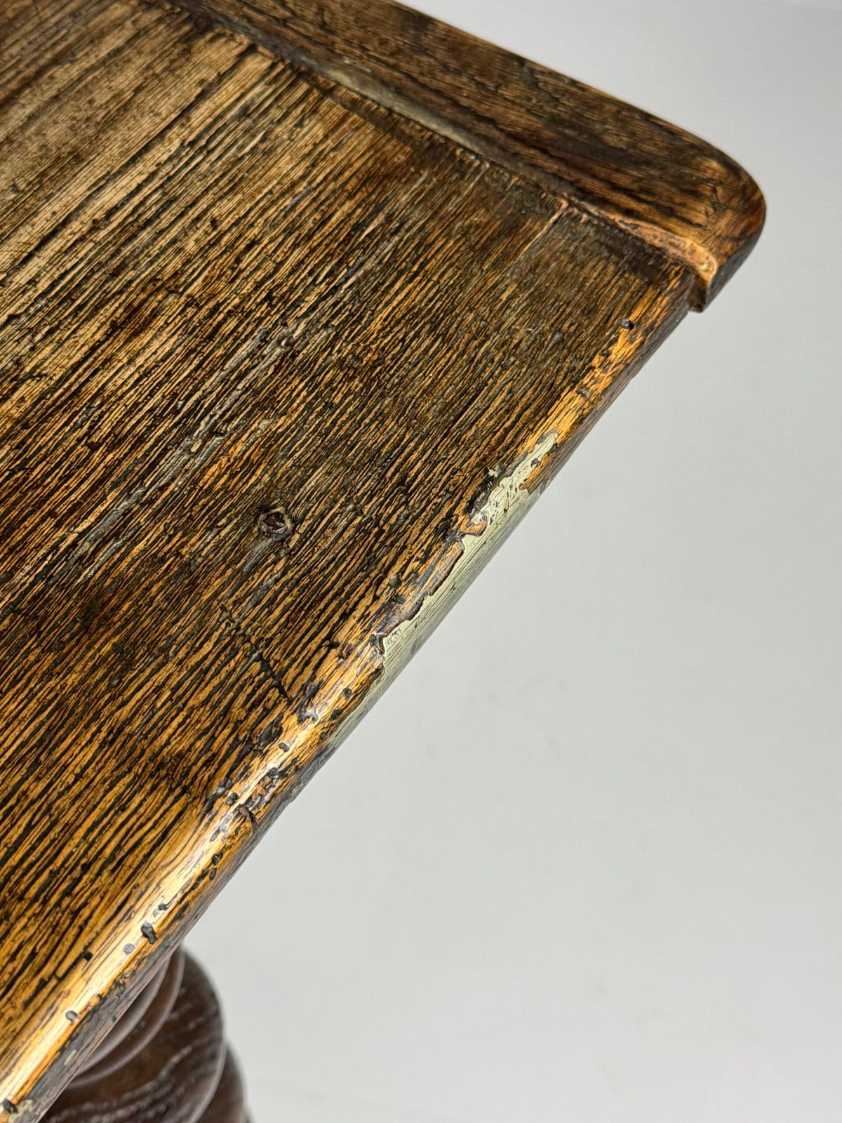 English Oak Dining Table with Turned Legs, c. 1800, photo 11