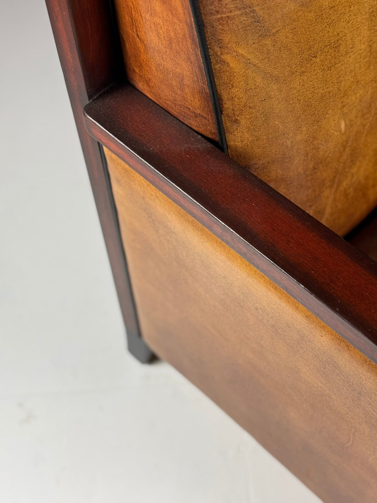 Dutch Art Deco Style Sheepskin Club Chair by Lounge Atelier, photo 12