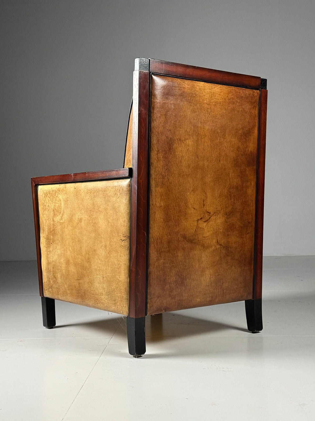 Dutch Art Deco Style Sheepskin Club Chair by Lounge Atelier, photo 3