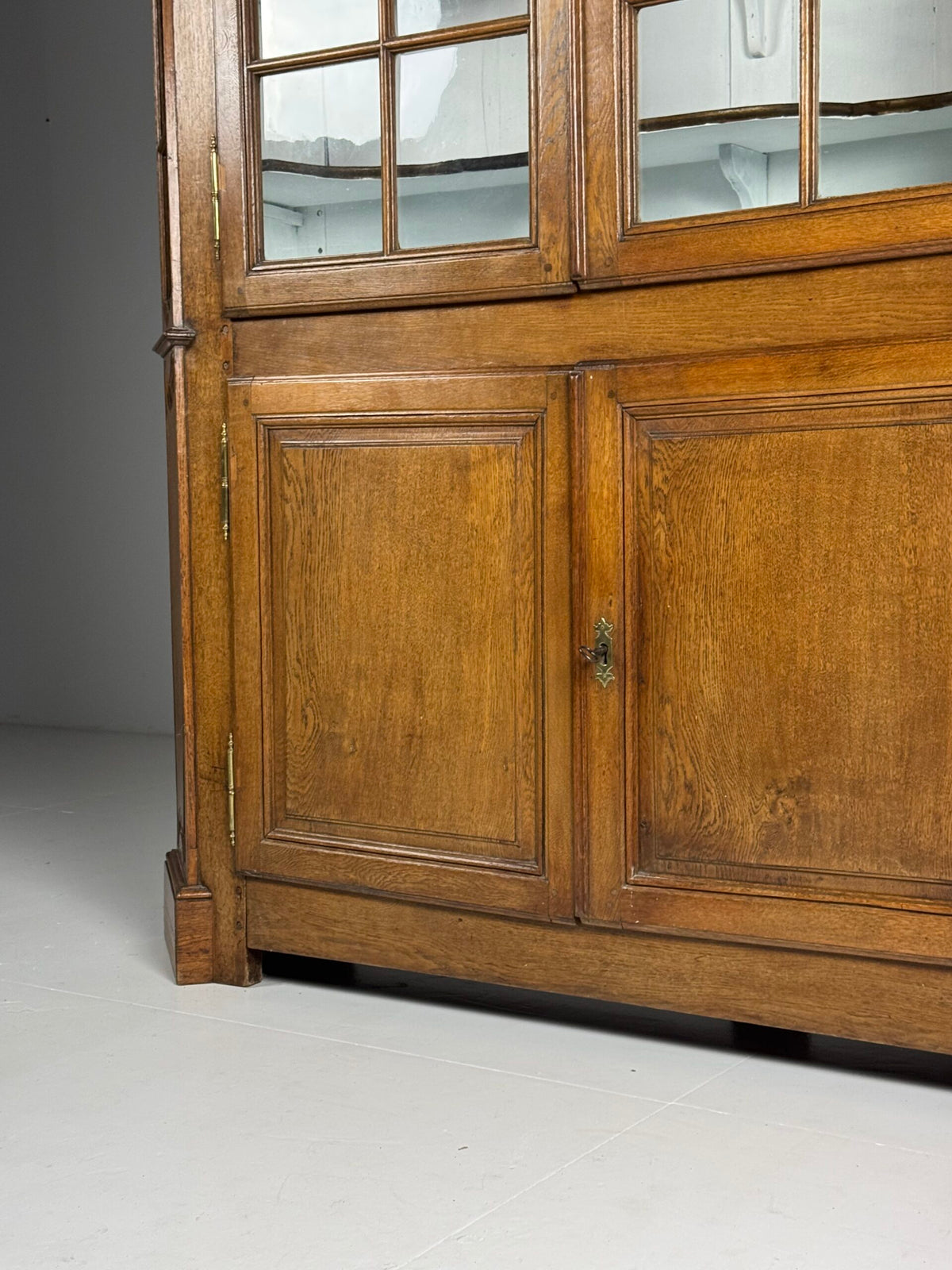 Very Large Belgian Oak Bookcase or Buffet Cabinet, c. 1800, photo 32