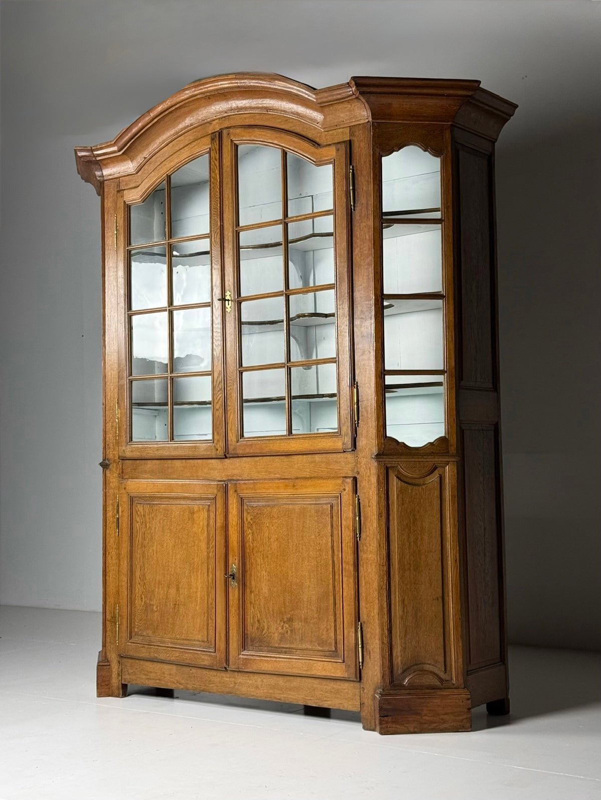 Very Large Belgian Oak Bookcase or Buffet Cabinet, c. 1800, photo 18
