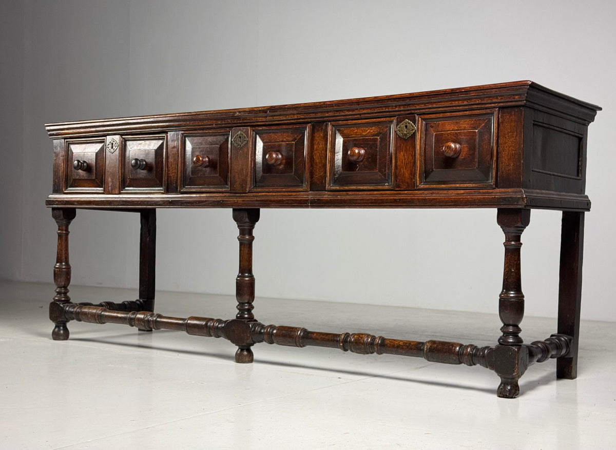 English Oak Dresser Base, c. 1800, photo 2