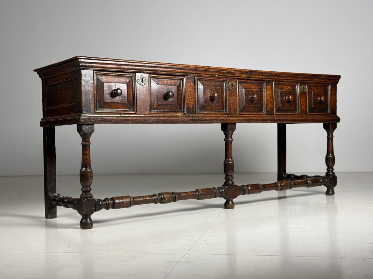 English Oak Dresser Base, c. 1800, photo 4