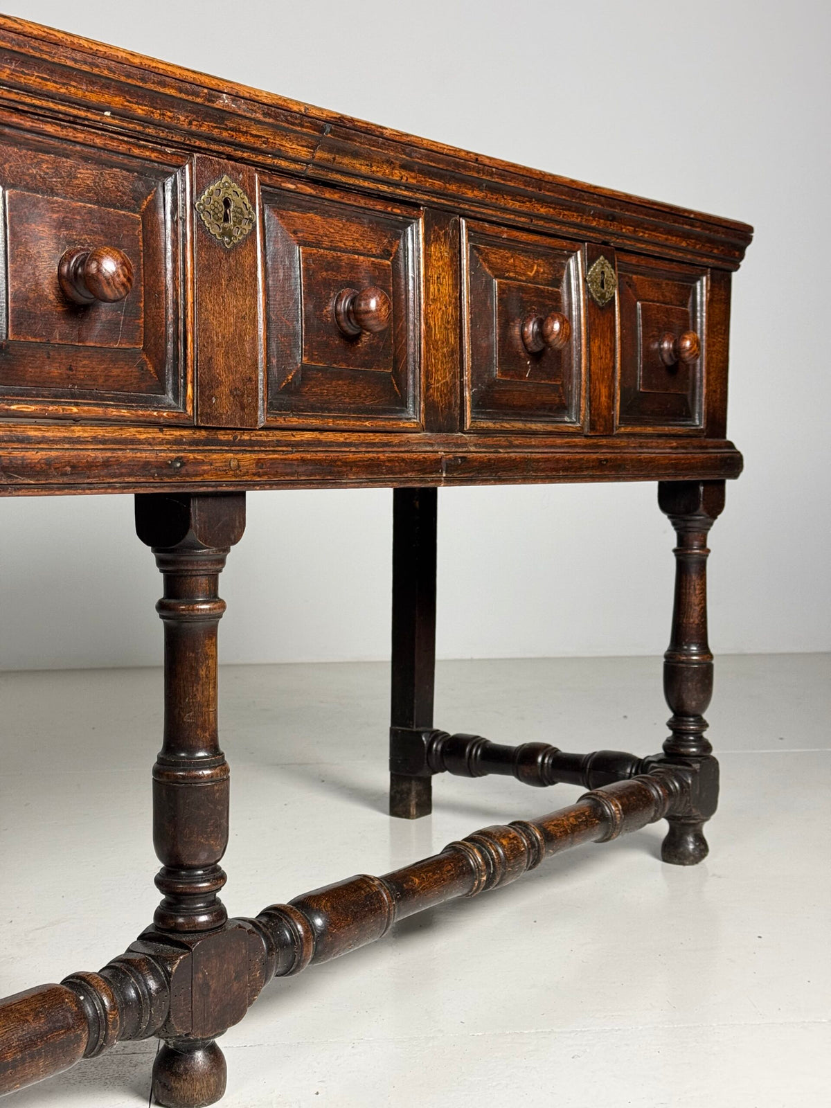 English Oak Dresser Base, c. 1800, photo 1