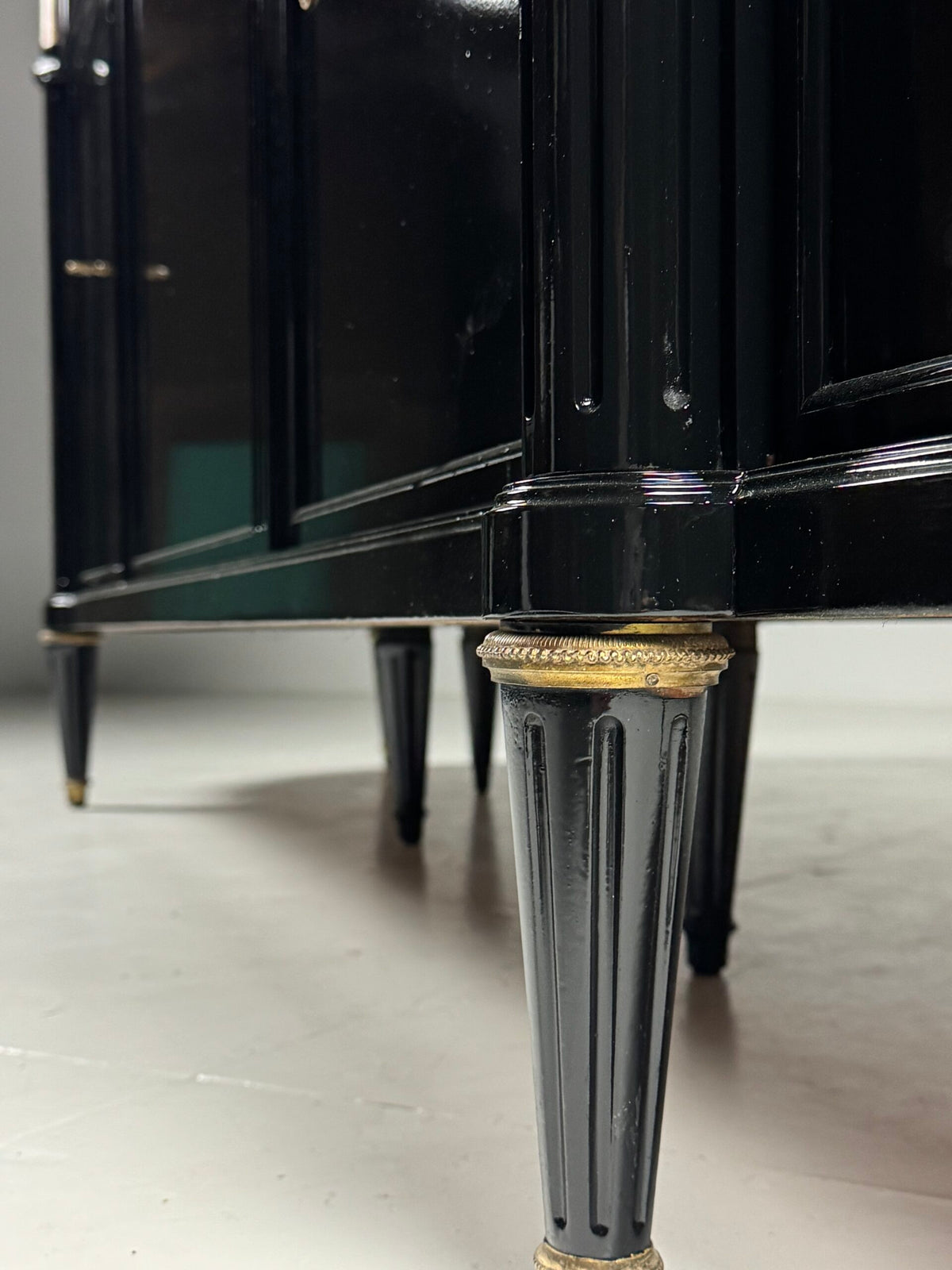 Black Louis XVI Style Sideboard, France, c. 1950, photo 30