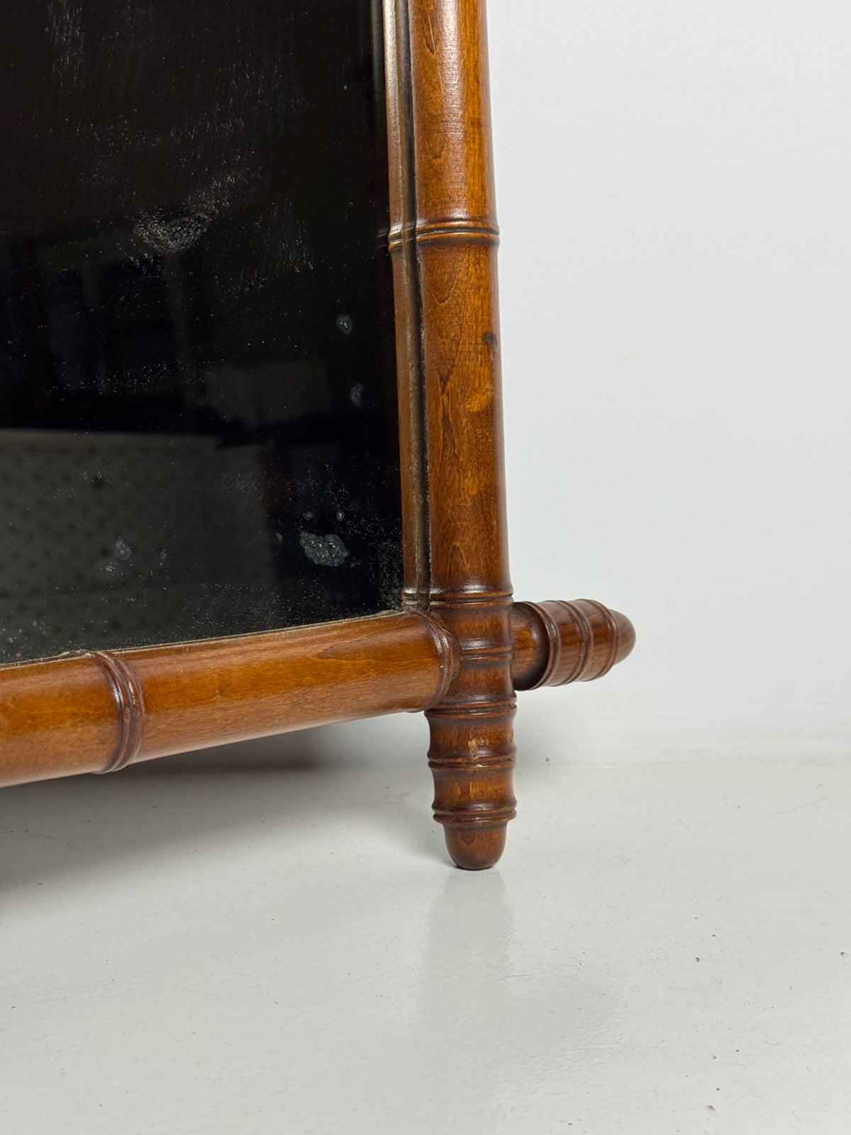French Faux Bamboo Mirror, 1910, photo 7