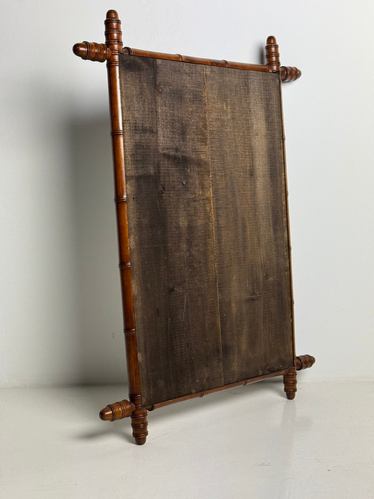 French Faux Bamboo Mirror, 1910, photo 3
