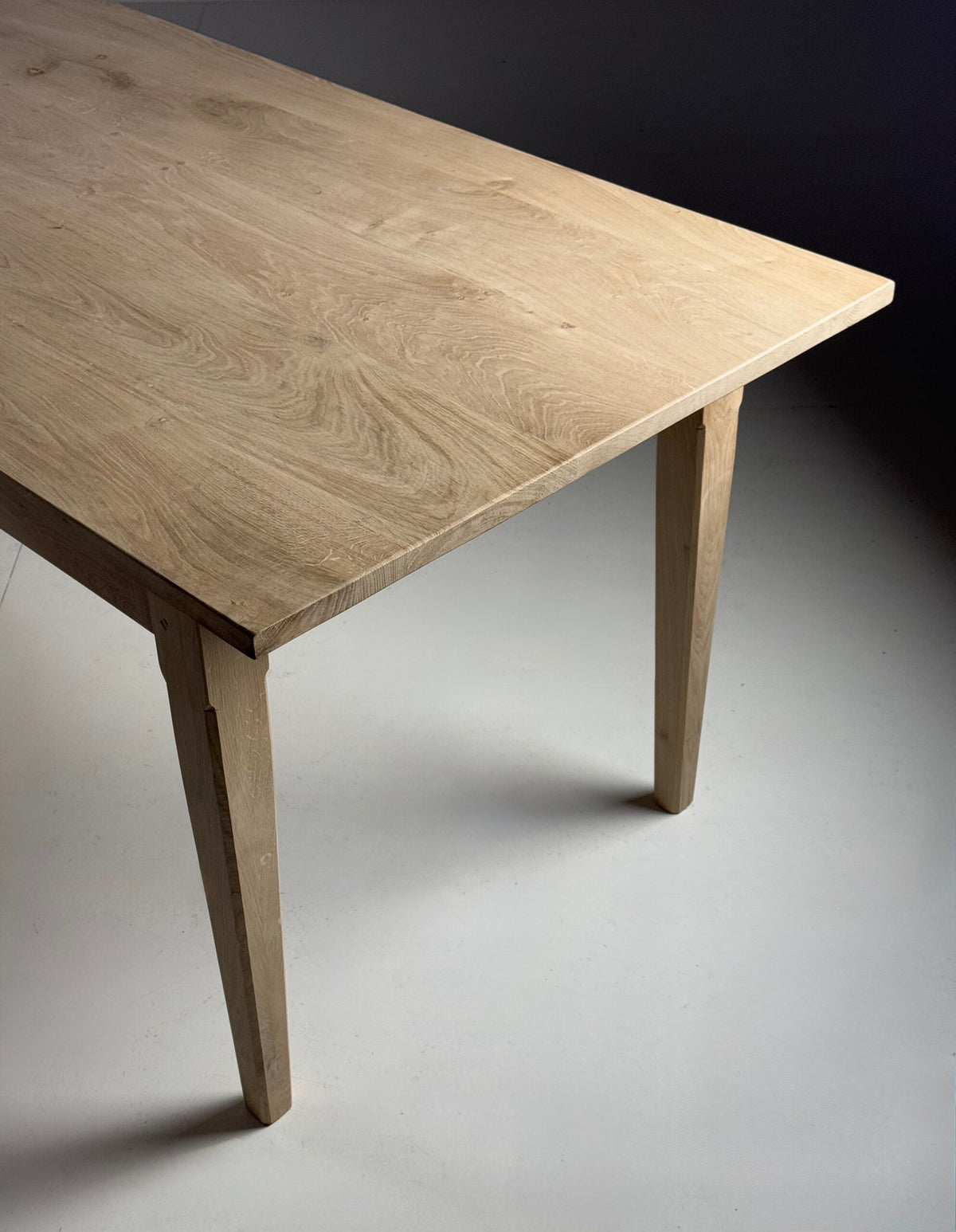 Handmade French Style Solid Oak Dining Table, 200 cm, photo 2