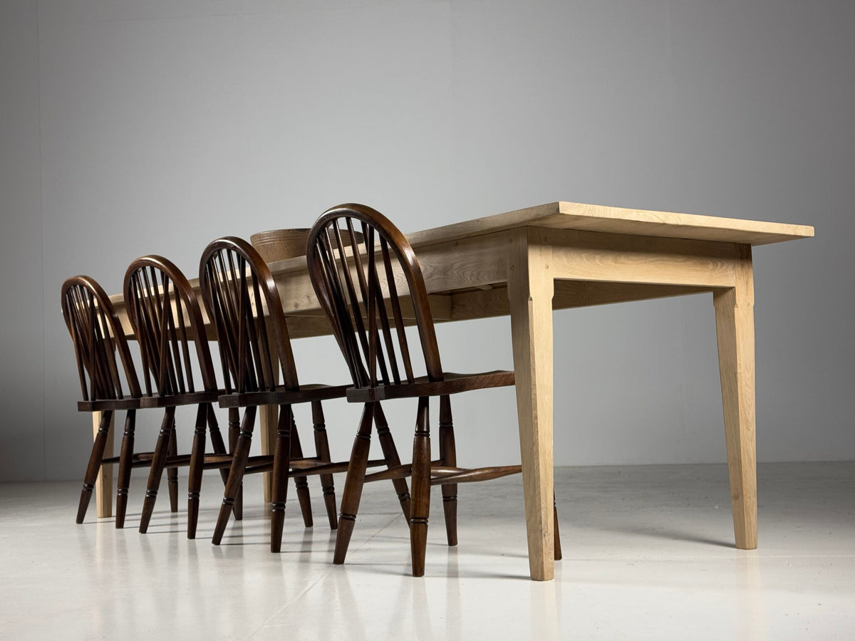Handmade French Style Solid Oak Dining Table, 200 cm, photo 6
