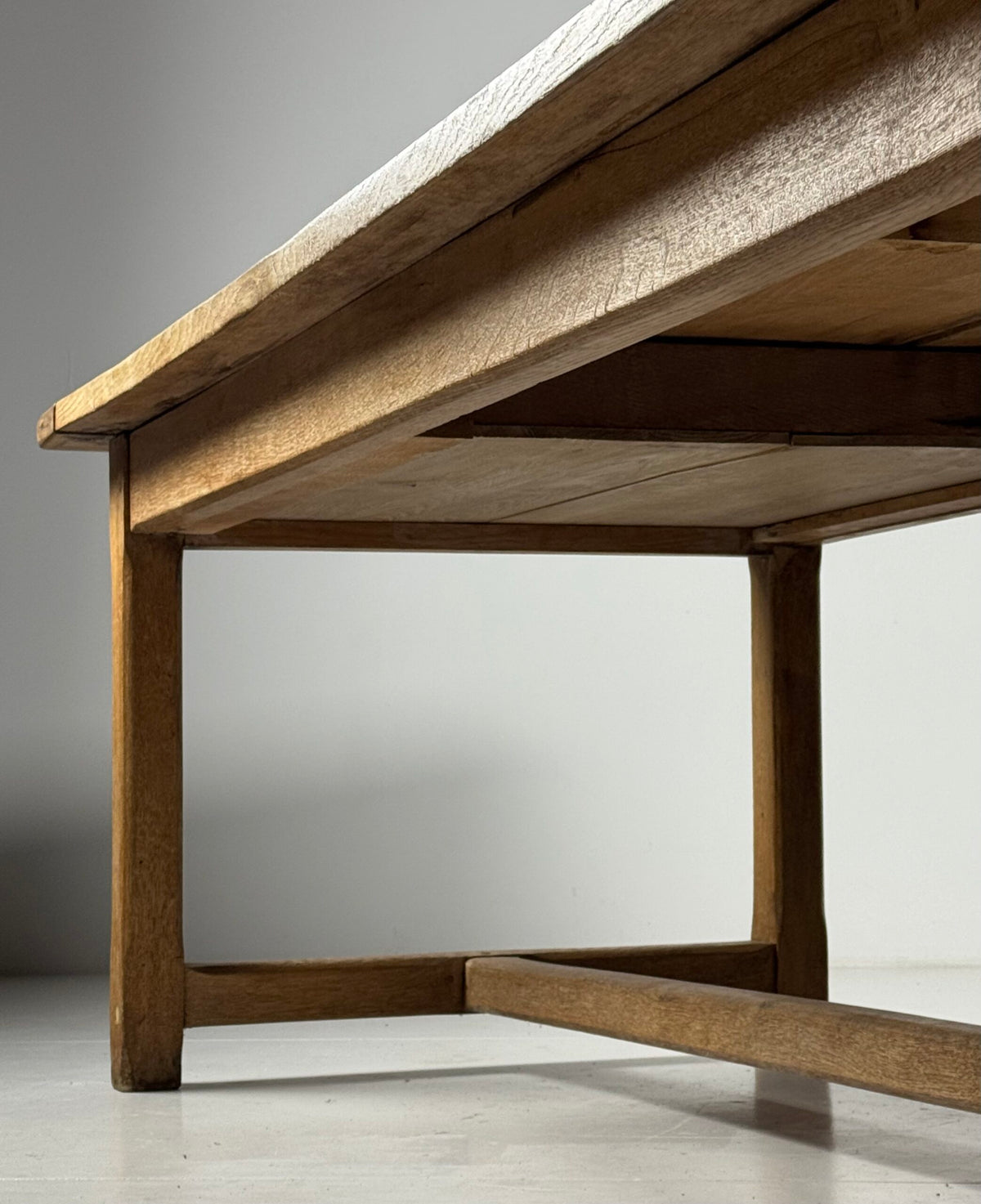Giant French Oak Refectory Table, 19th Century, photo 4