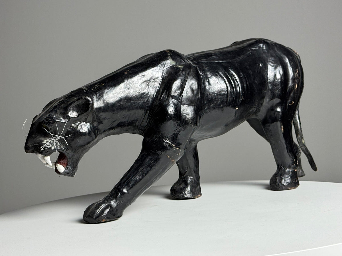 Leather Panther Sculpture, England, 20th Century, photo 1