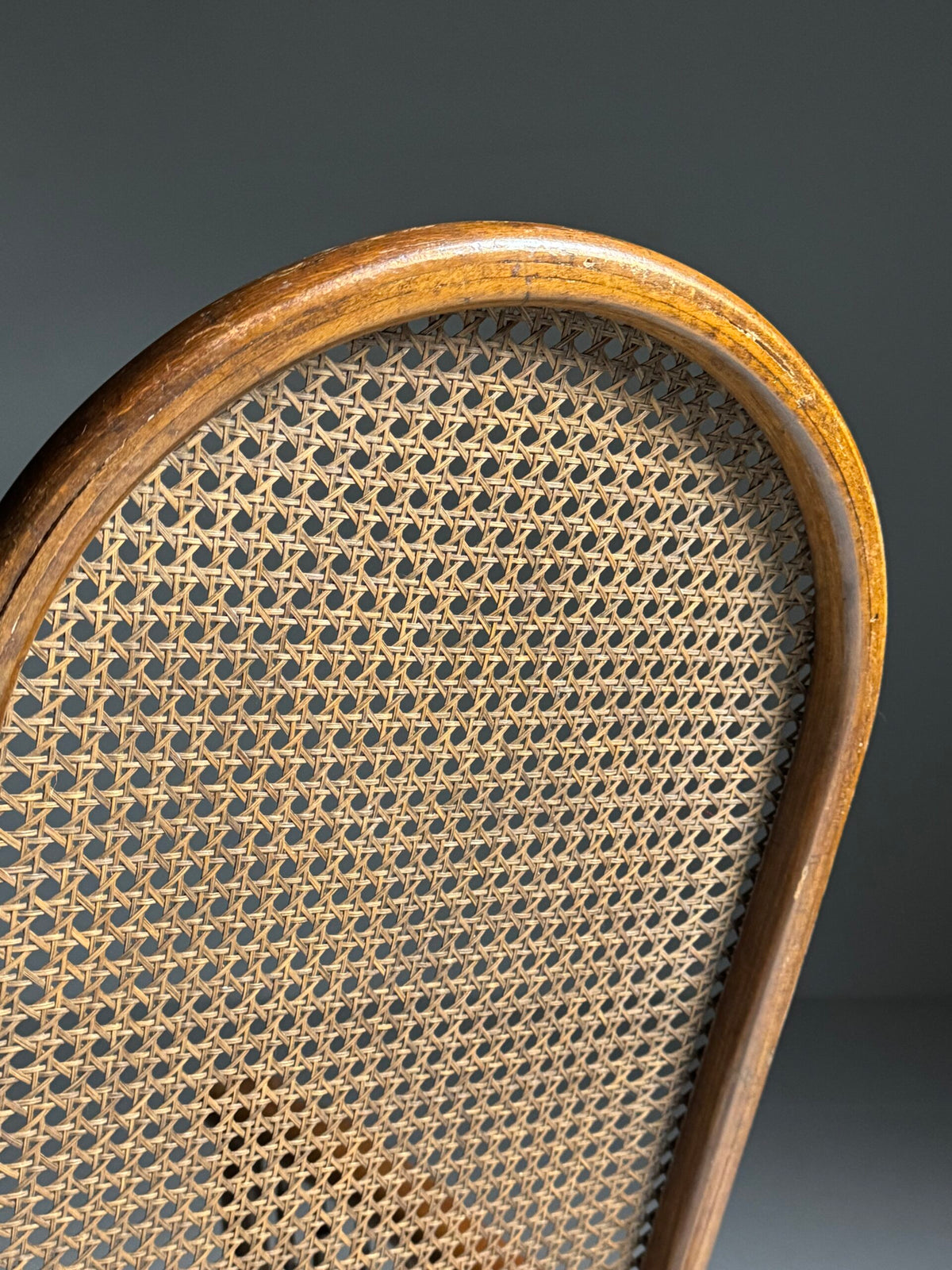 Thonet Style Bentwood Armchair with Cane Seat, 20th Century, photo 18